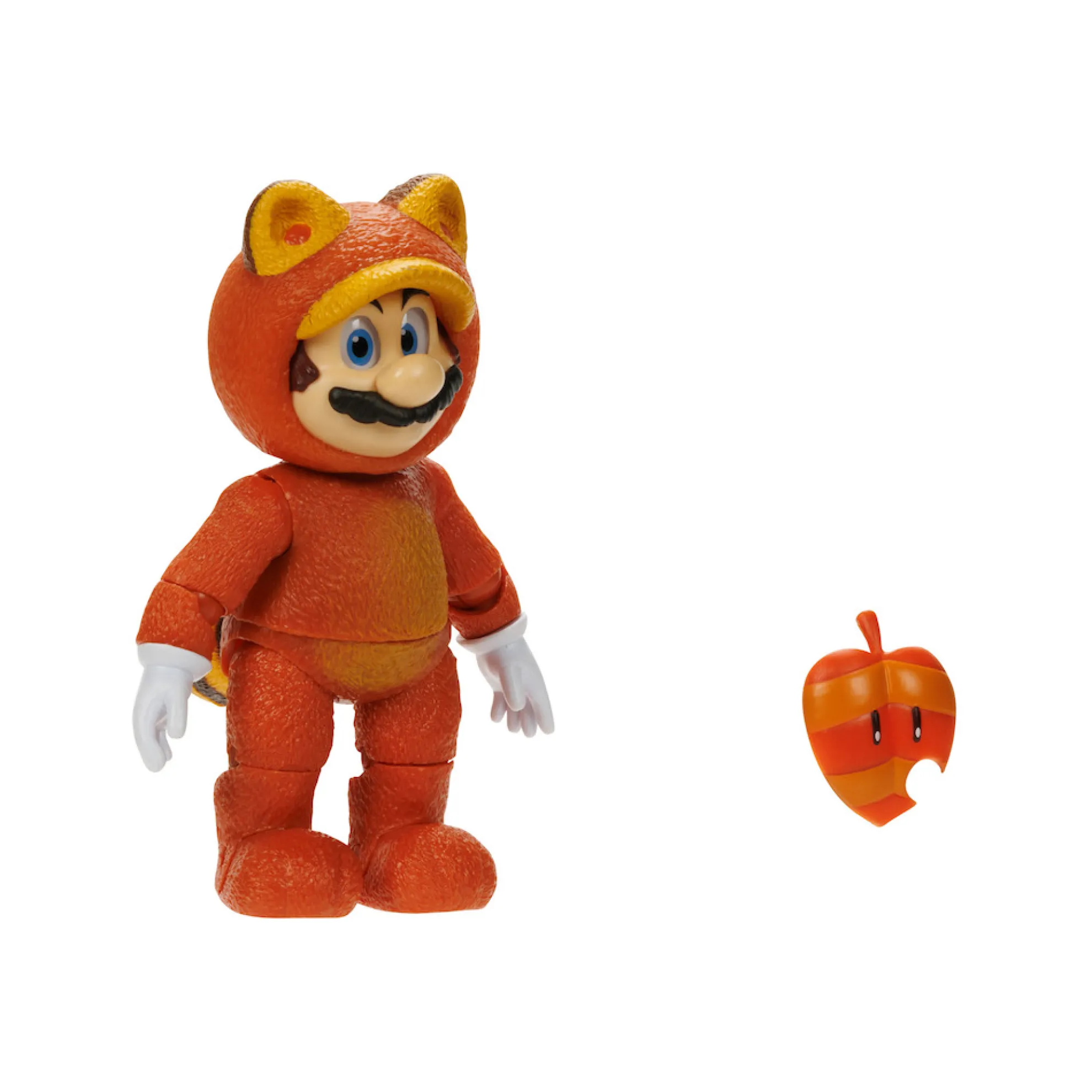 5-Inch Tanooki Mario Figure With Super Leaf Accessory