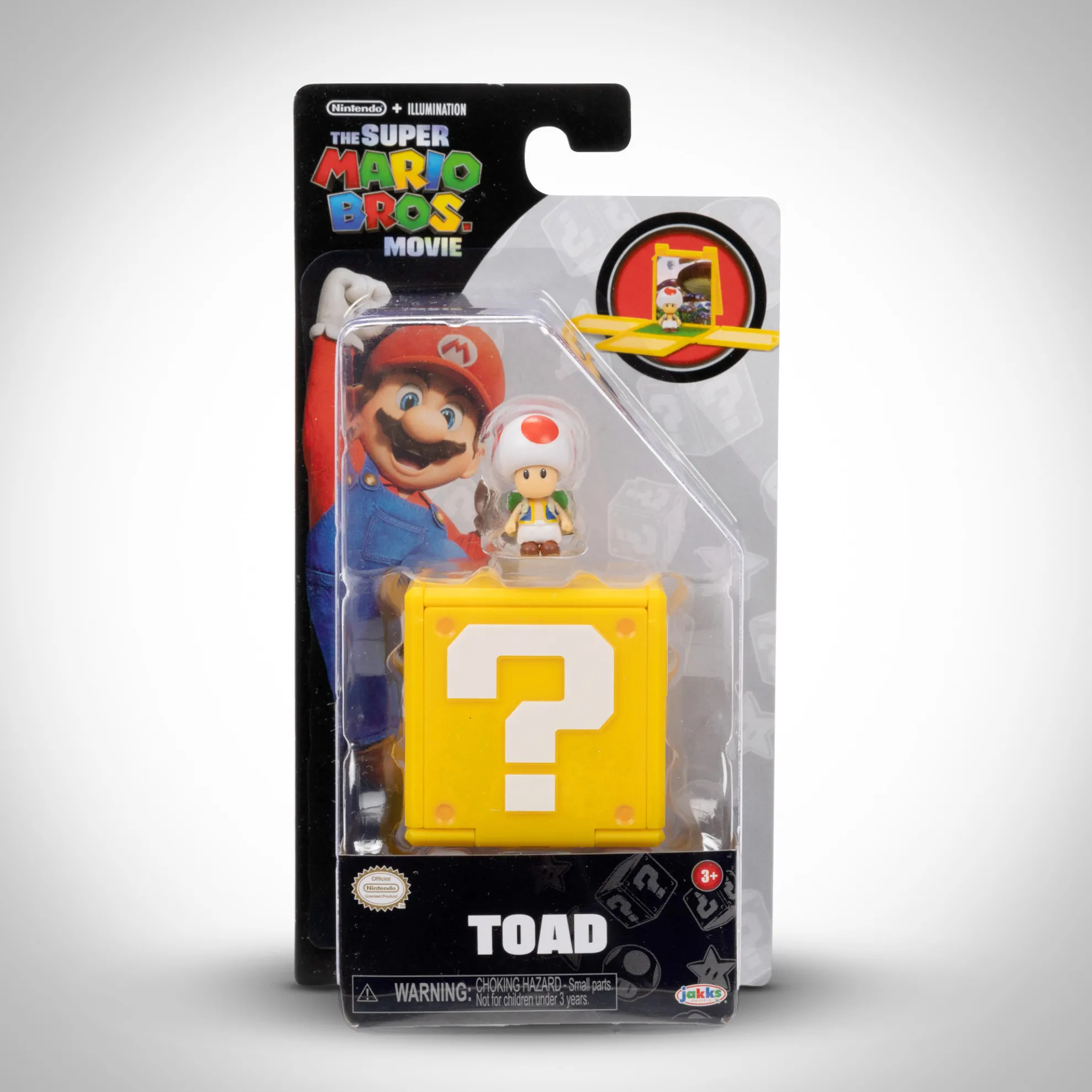 1.25-Inch Toad Mini Figure With Question Block