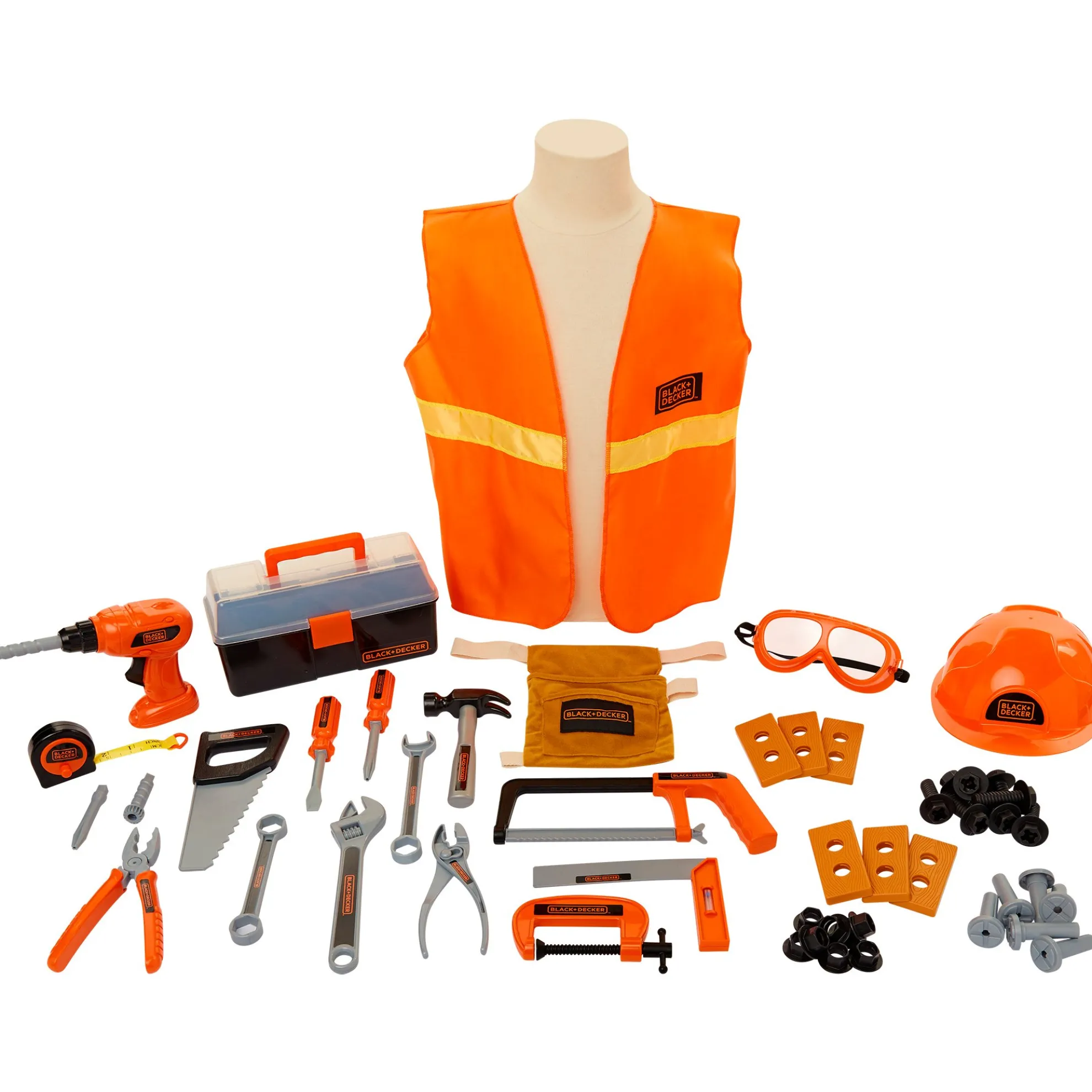 Junior Carpenter Tool Set With 50 Tools