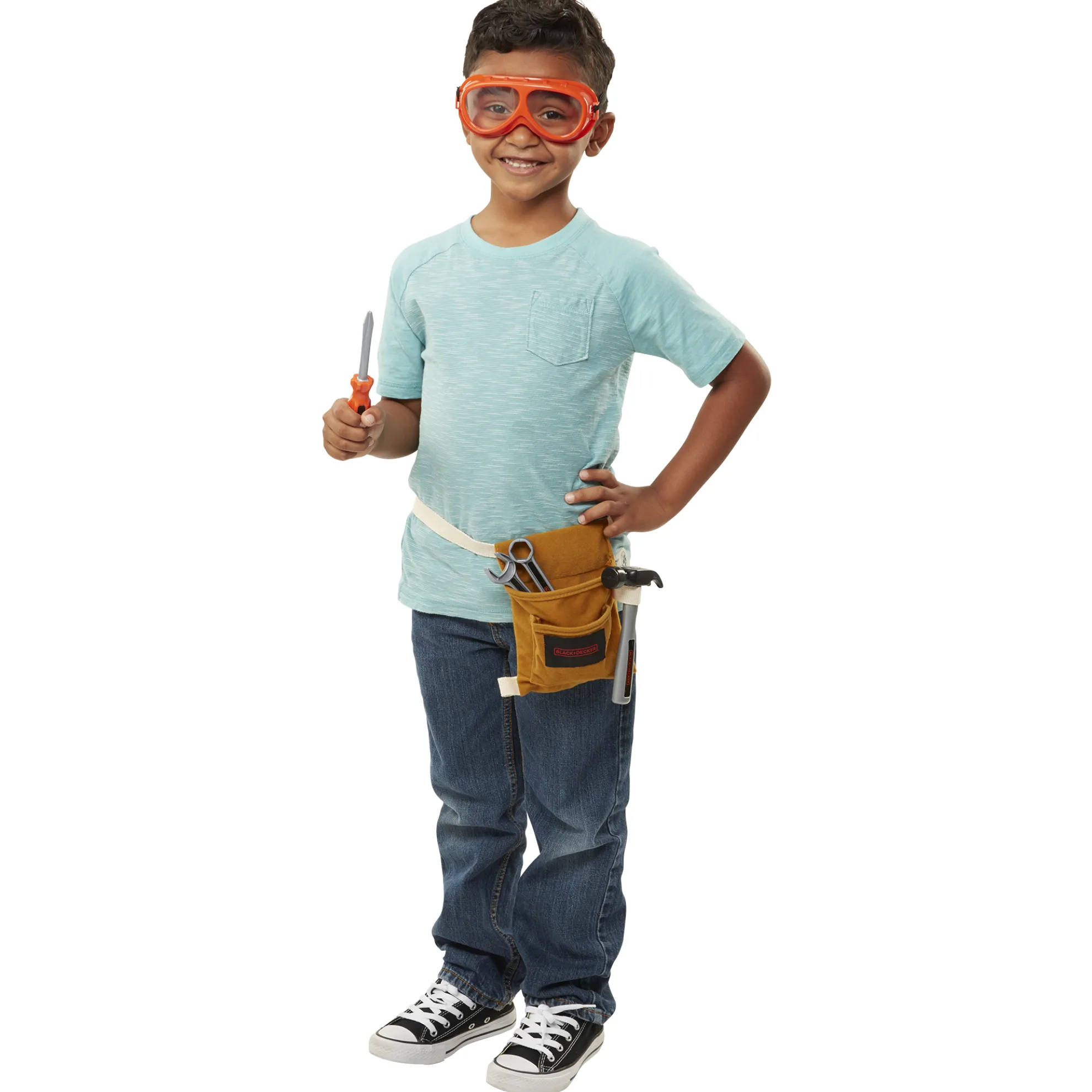 Junior Tool Belt Set With 11 Tools And Accessories