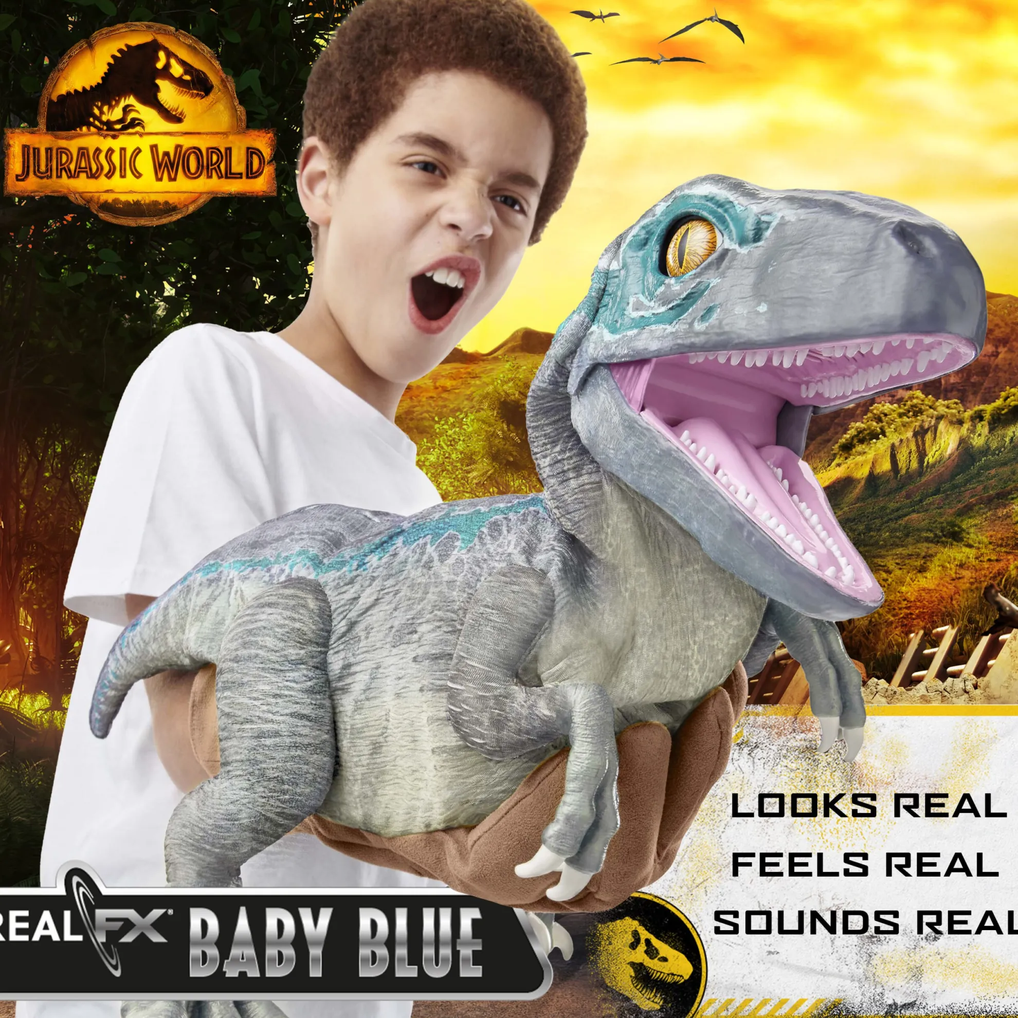 Jurassic World Realfx Baby Blue