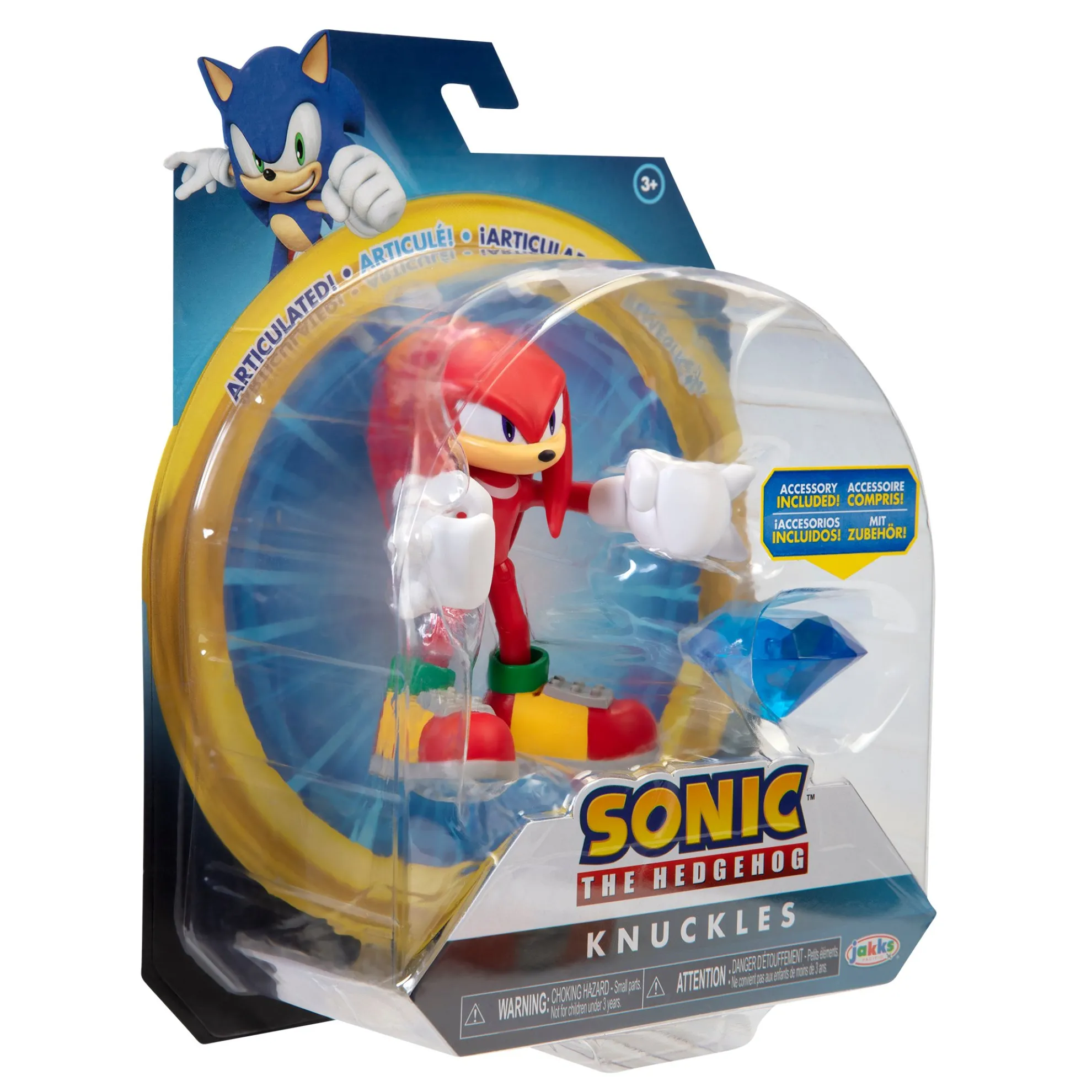 Knuckles With Chaos Emerald 4-Inch Figure