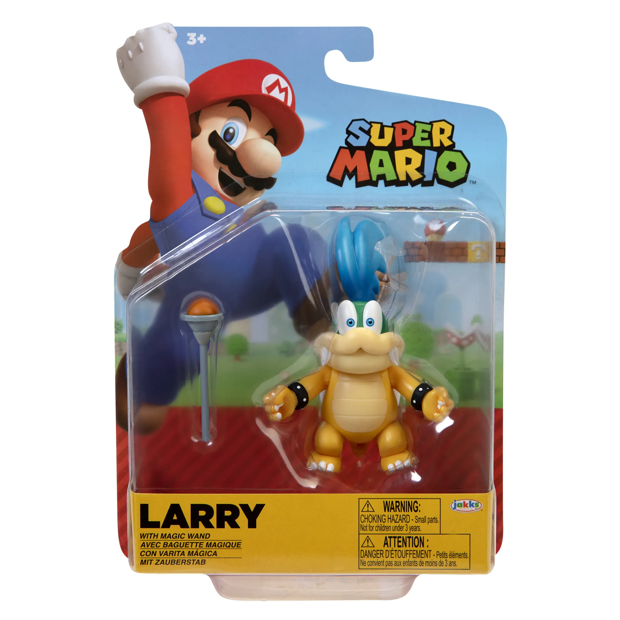 Larry Koopa With Wand 4-Inch Articulated Figure