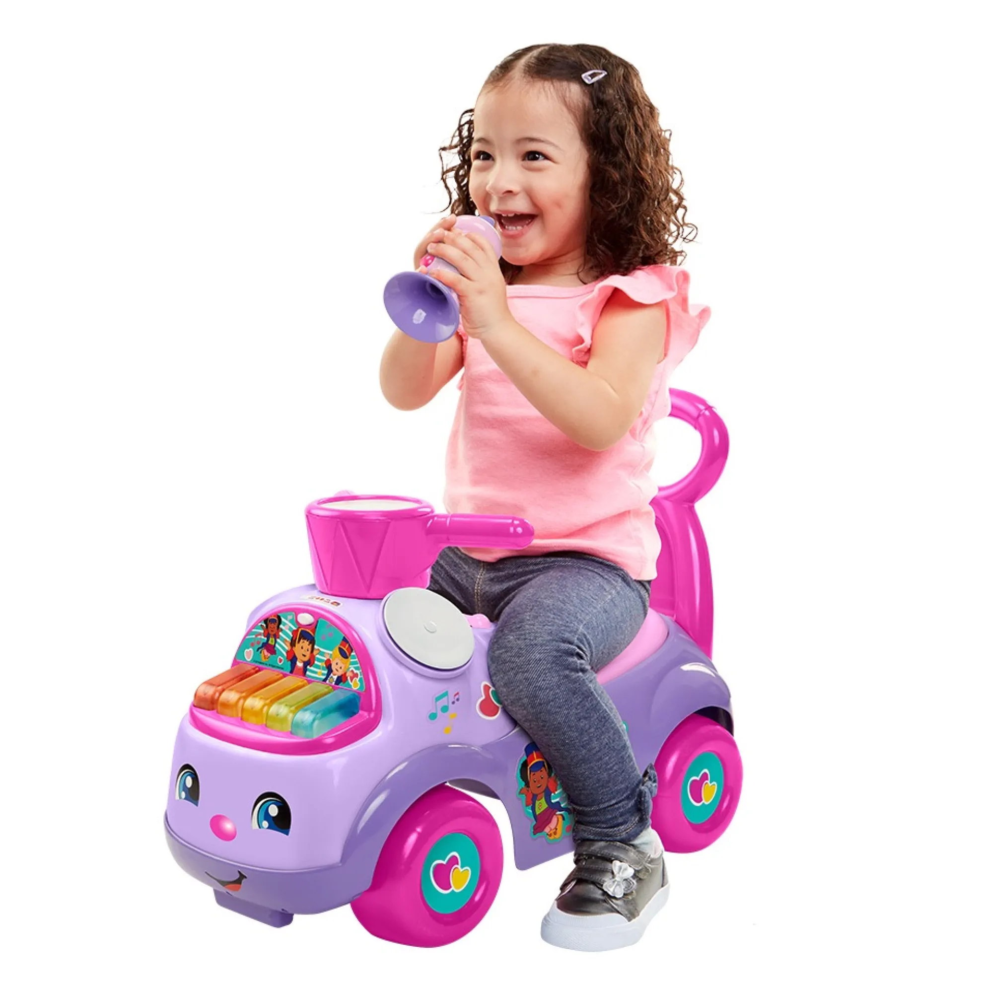 Little People Music Parade Purple Ride-On