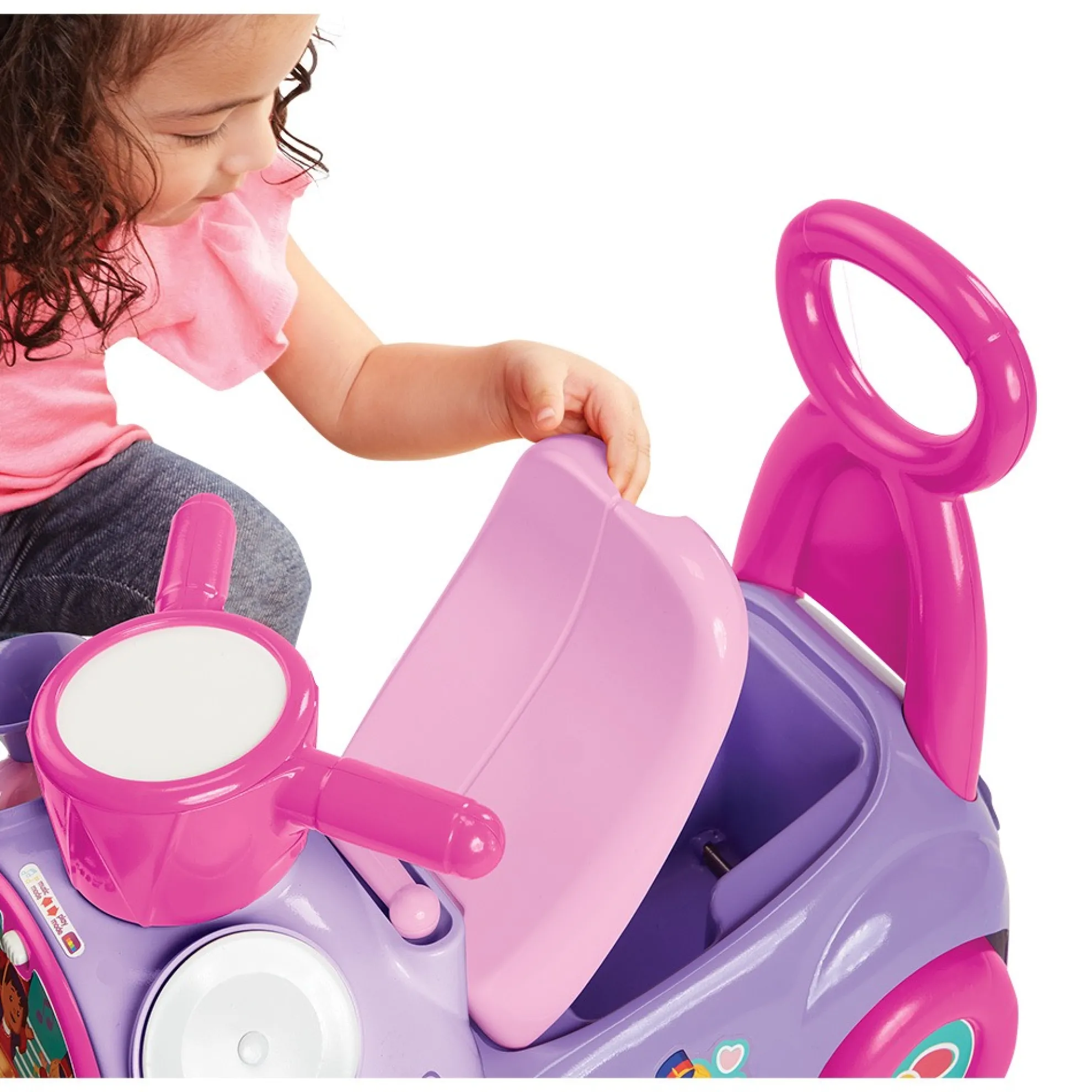 Little People Music Parade Purple Ride-On