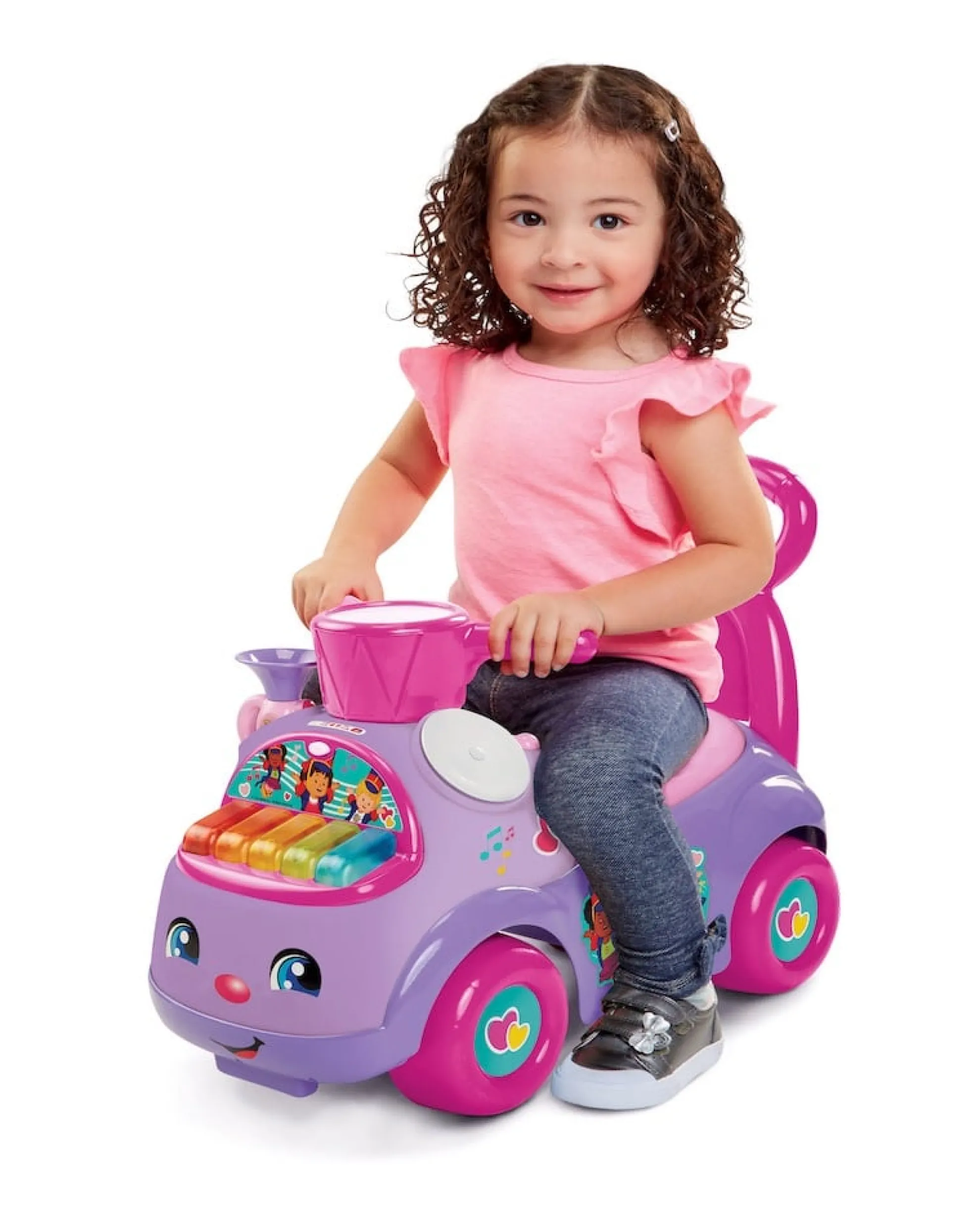 Little People Music Parade Pink Ride-On