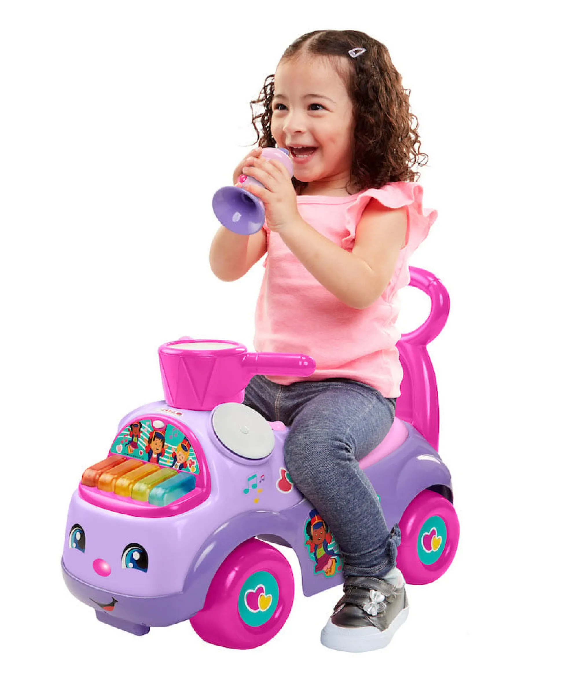 Little People Music Parade Pink Ride-On