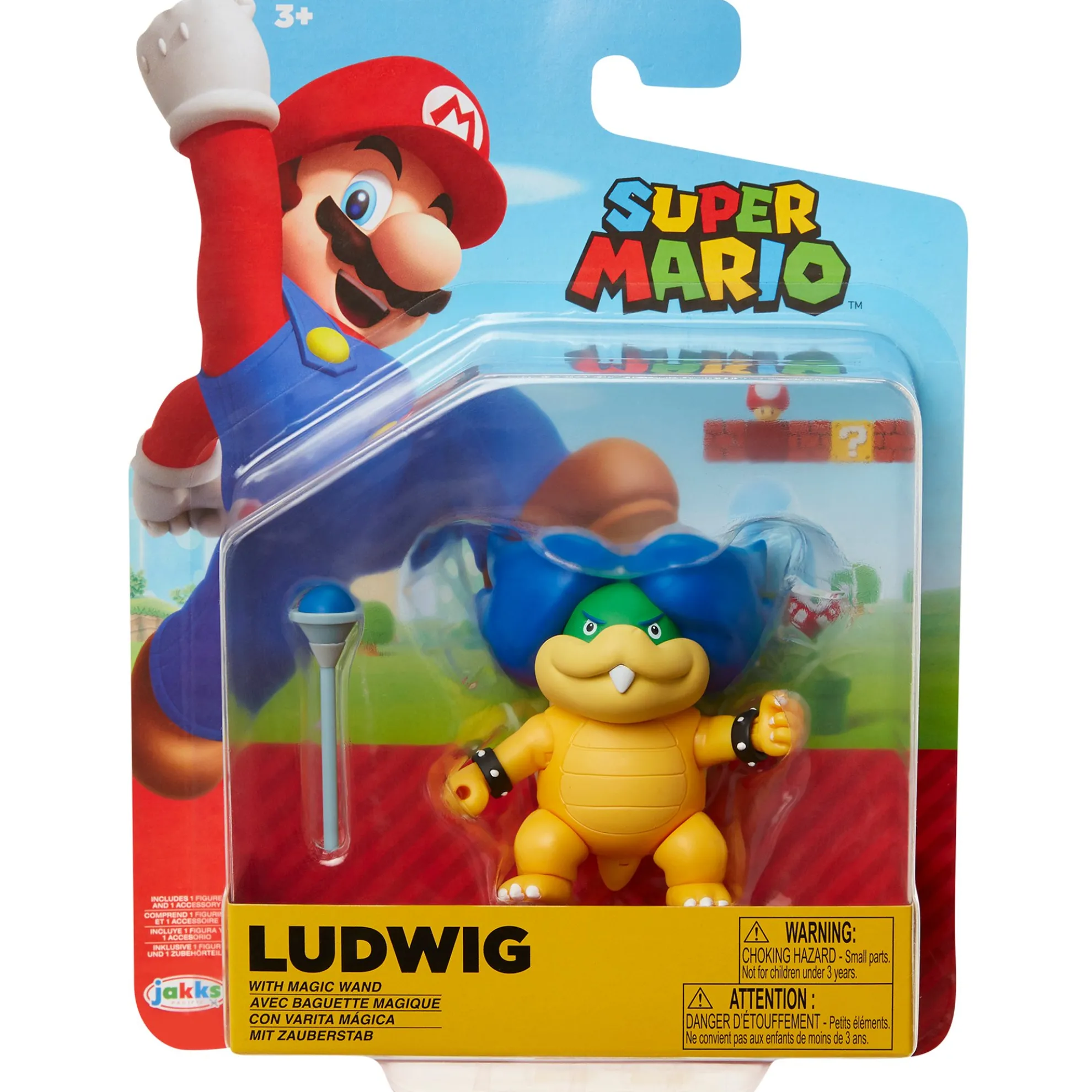 Ludwig Von Koopa With Wand 4-Inch Articulated Figure