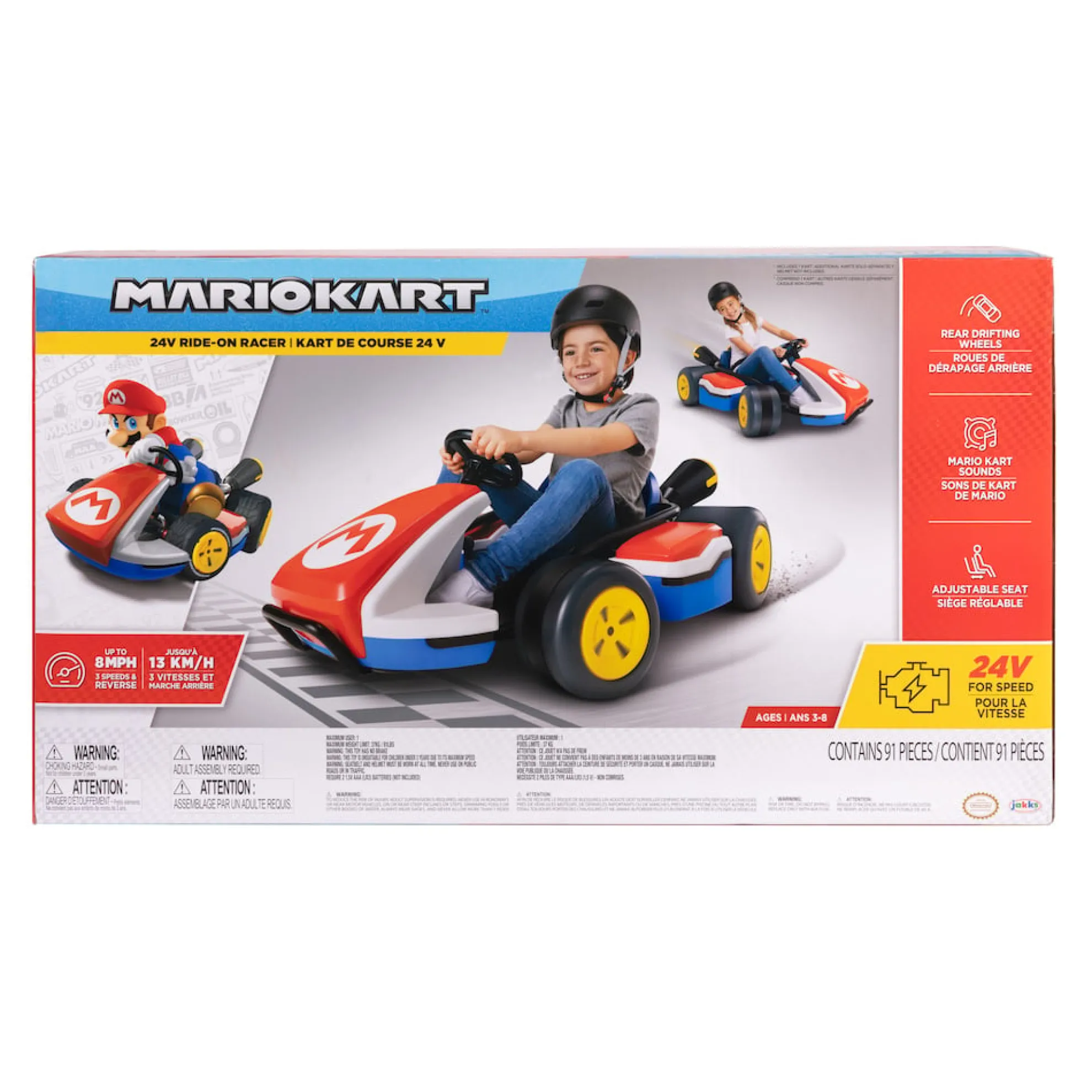 Mario Kart 24V Ride-On Racer