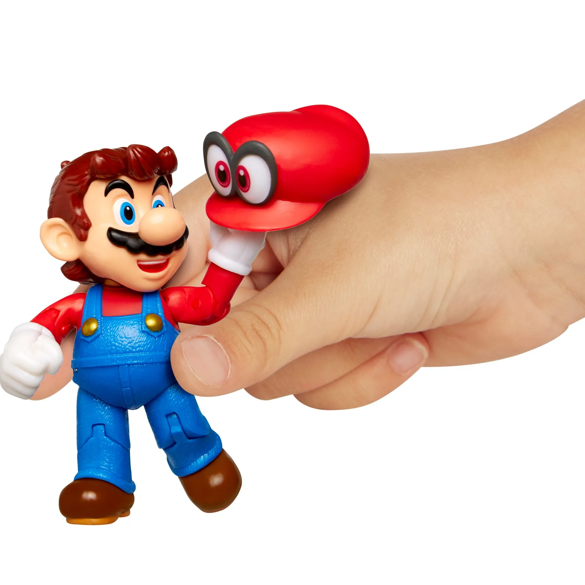 Mario With Cappy 4-Inch Articulated Figure