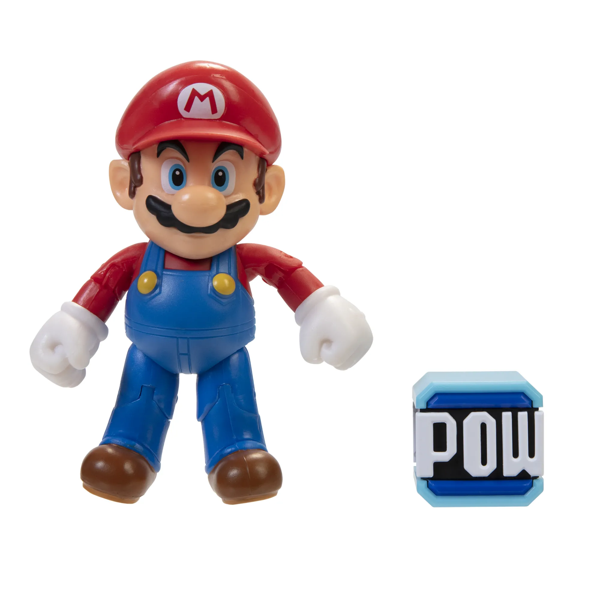 Mario With Pow 4-Inch Articulated Figure