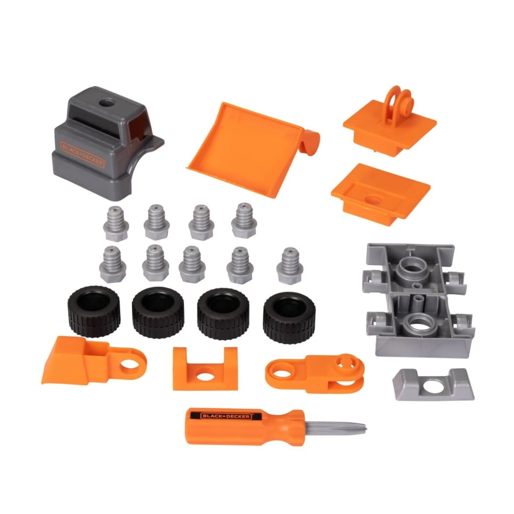 Matrix 2-In-1 Build-It Kit Excavator & Bulldozer