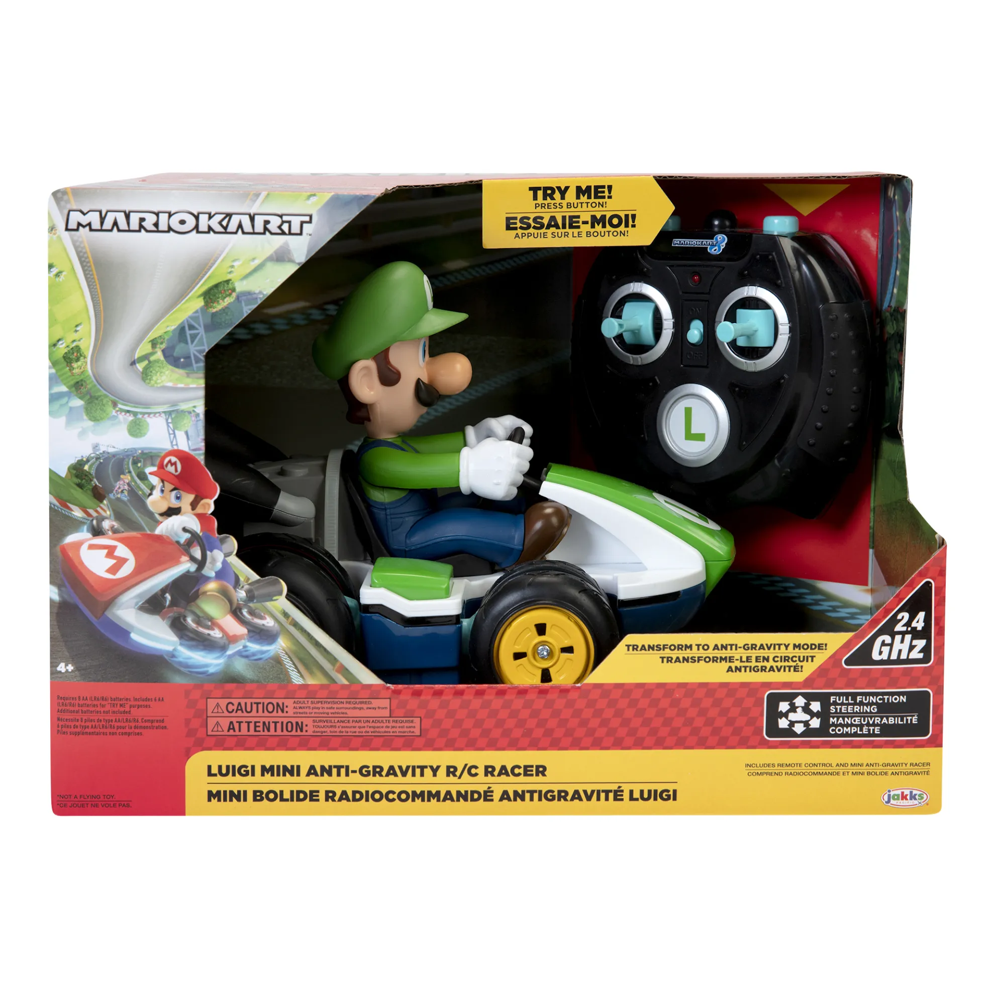 Mini Anti-Gravity R/C Racer With Luigi