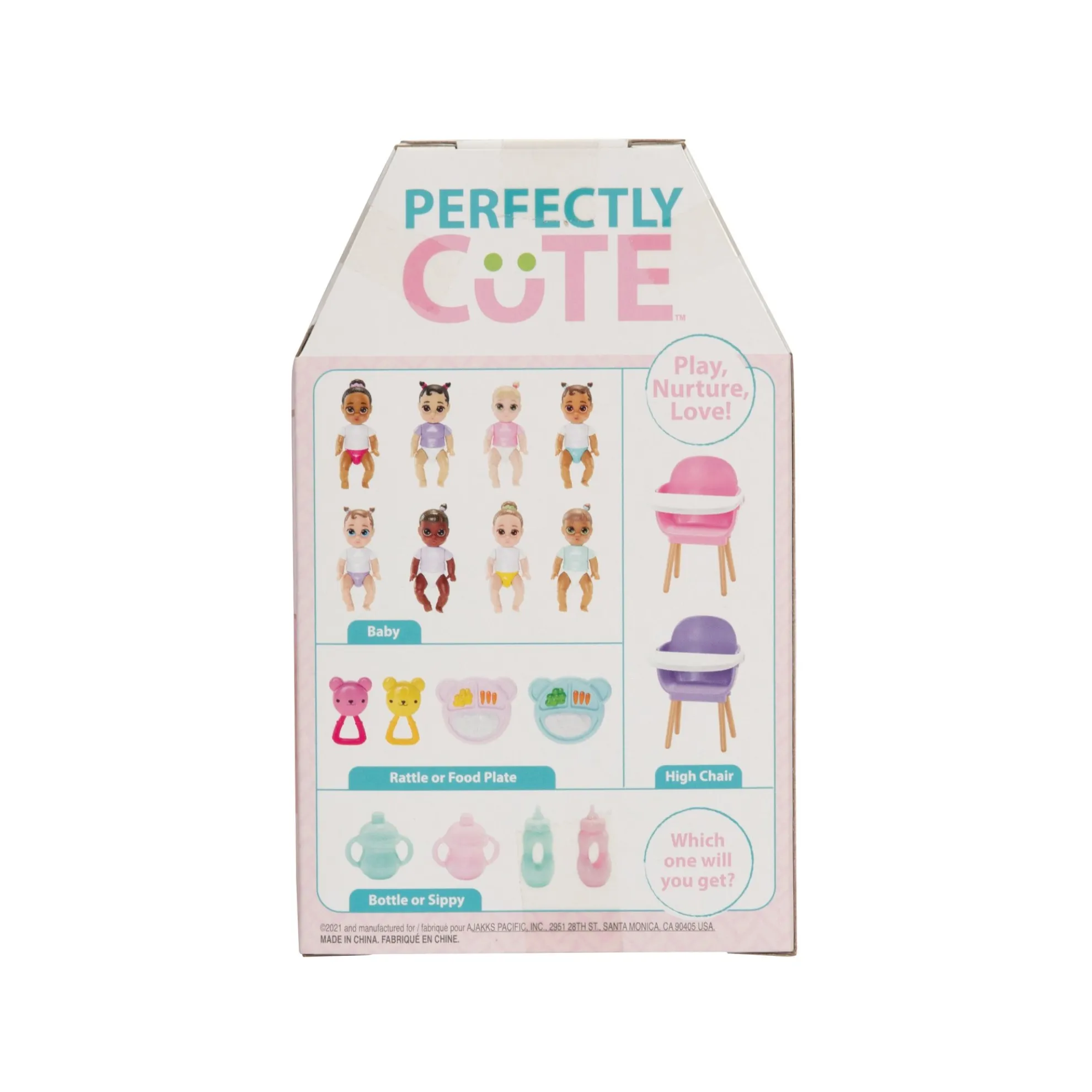 My Lil Babies 4-Inch Black Pigtails Dark Brown Eyes Doll