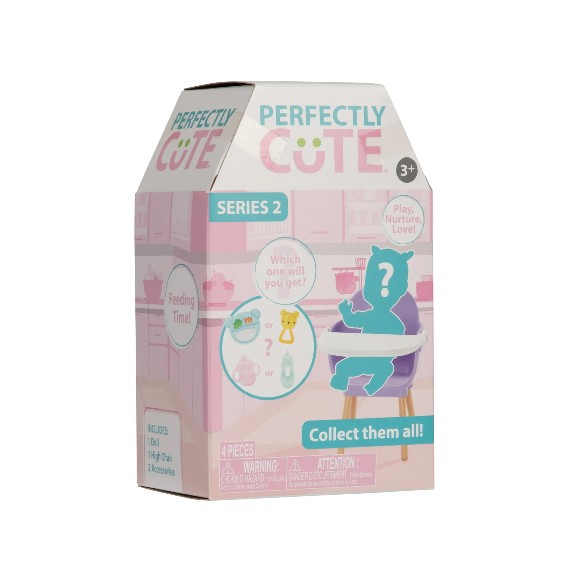 My Lil Babies 4-Inch Light Brown Pigtails Blue Eyes Doll