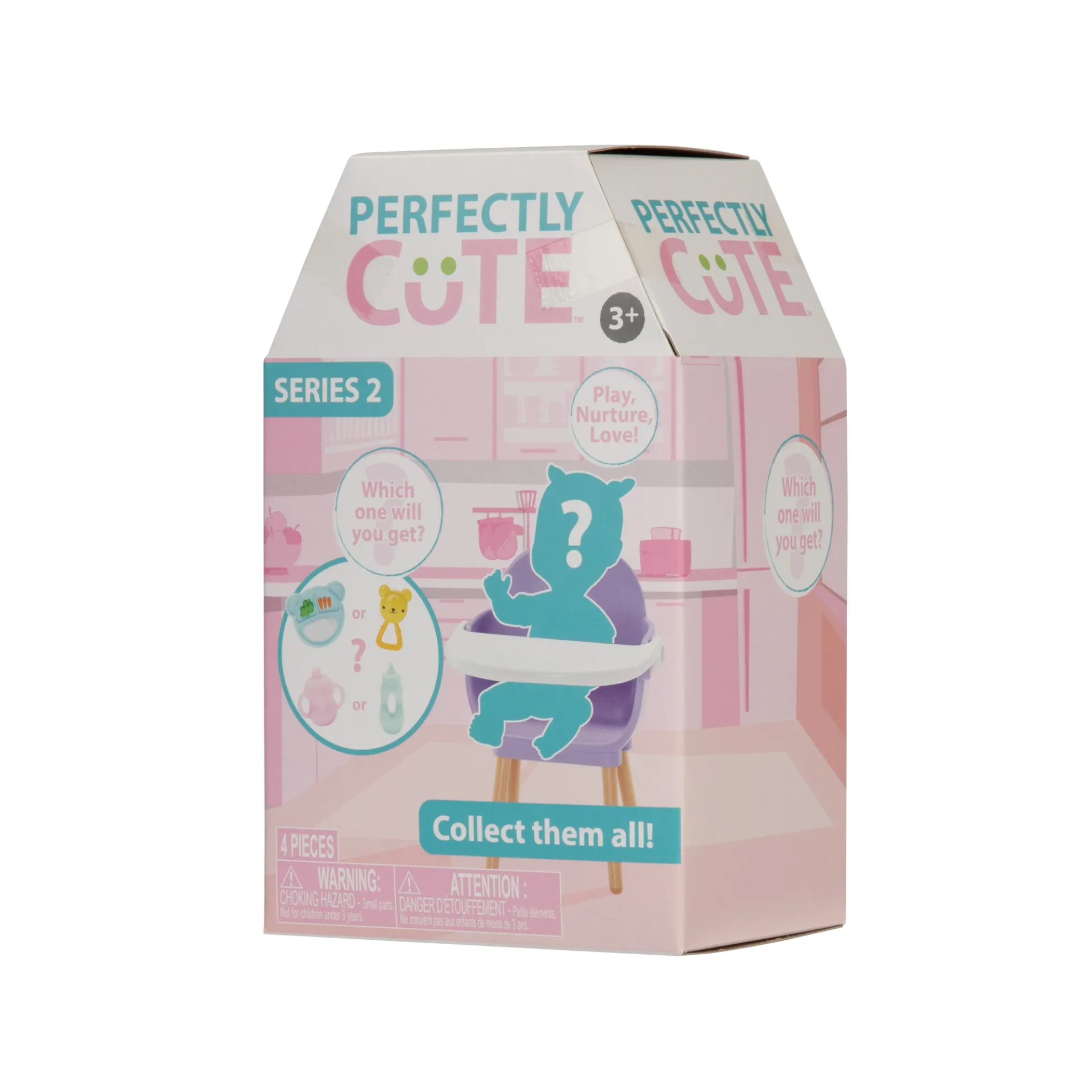 My Lil Babies 4-Inch Dark Brown Ponytail Brown Eyes Doll