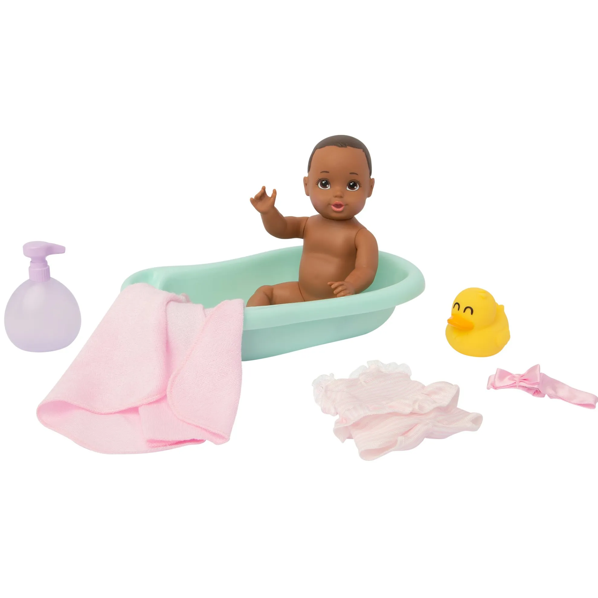 My Lil' Baby Bath Time Playset With 8-Inch Waterproof Doll