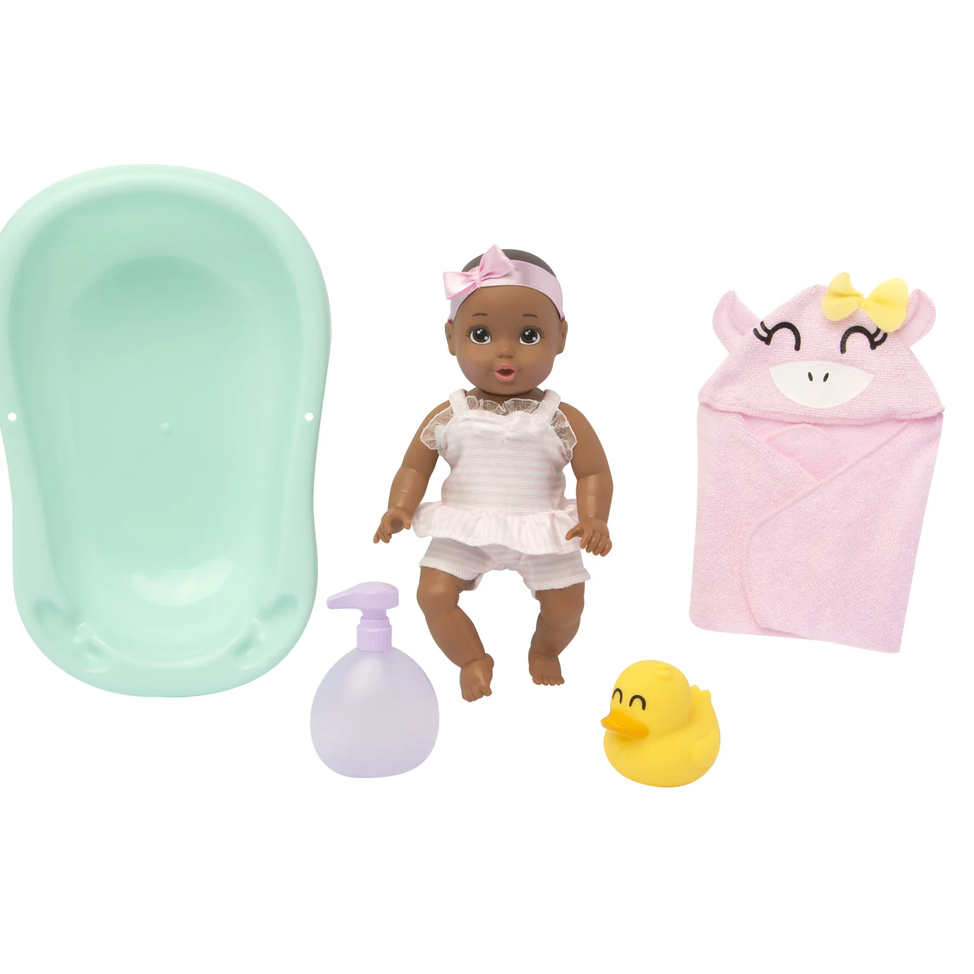 My Lil' Baby Bath Time Playset With 8-Inch Waterproof Doll