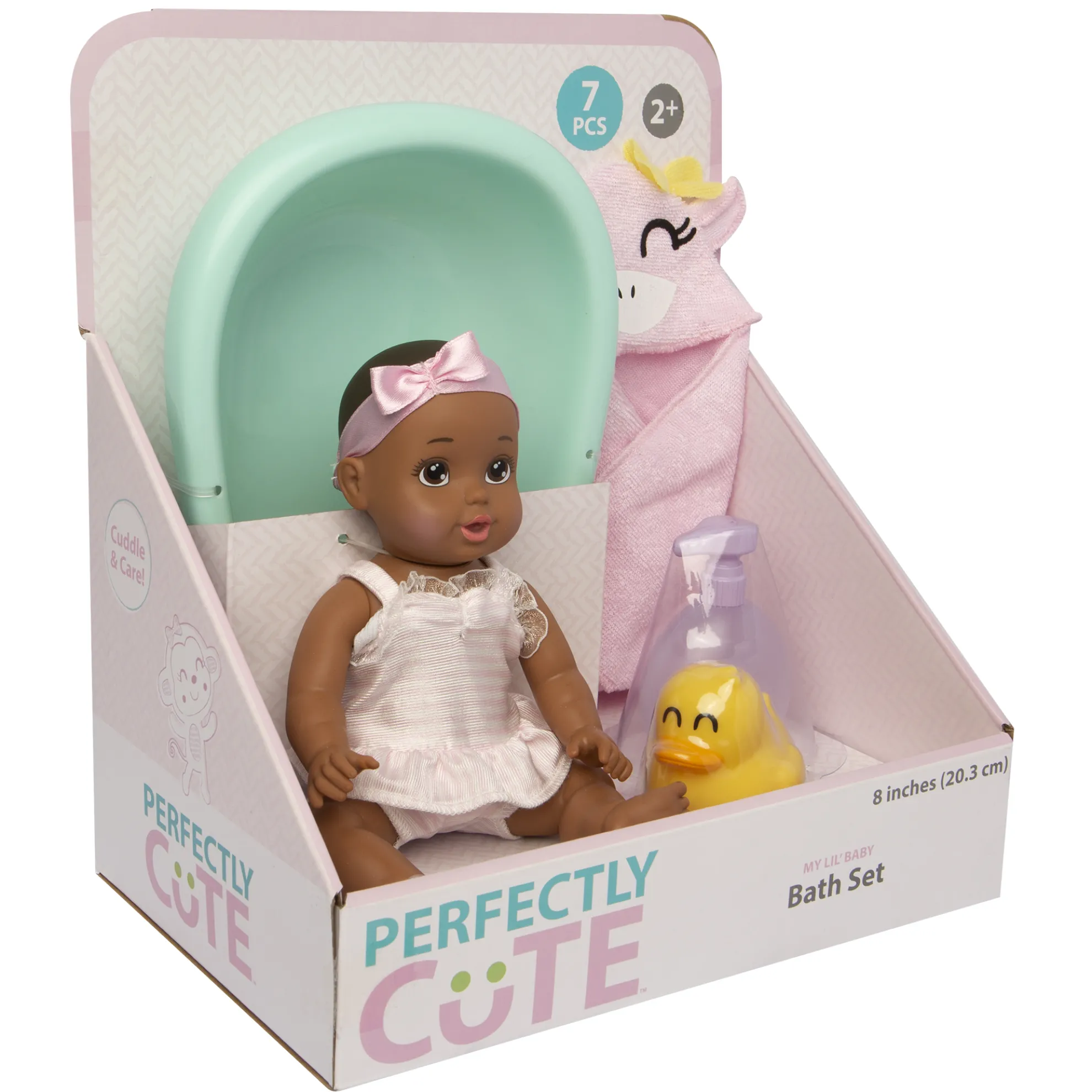 My Lil' Baby Bath Time Playset With 8-Inch Waterproof Doll