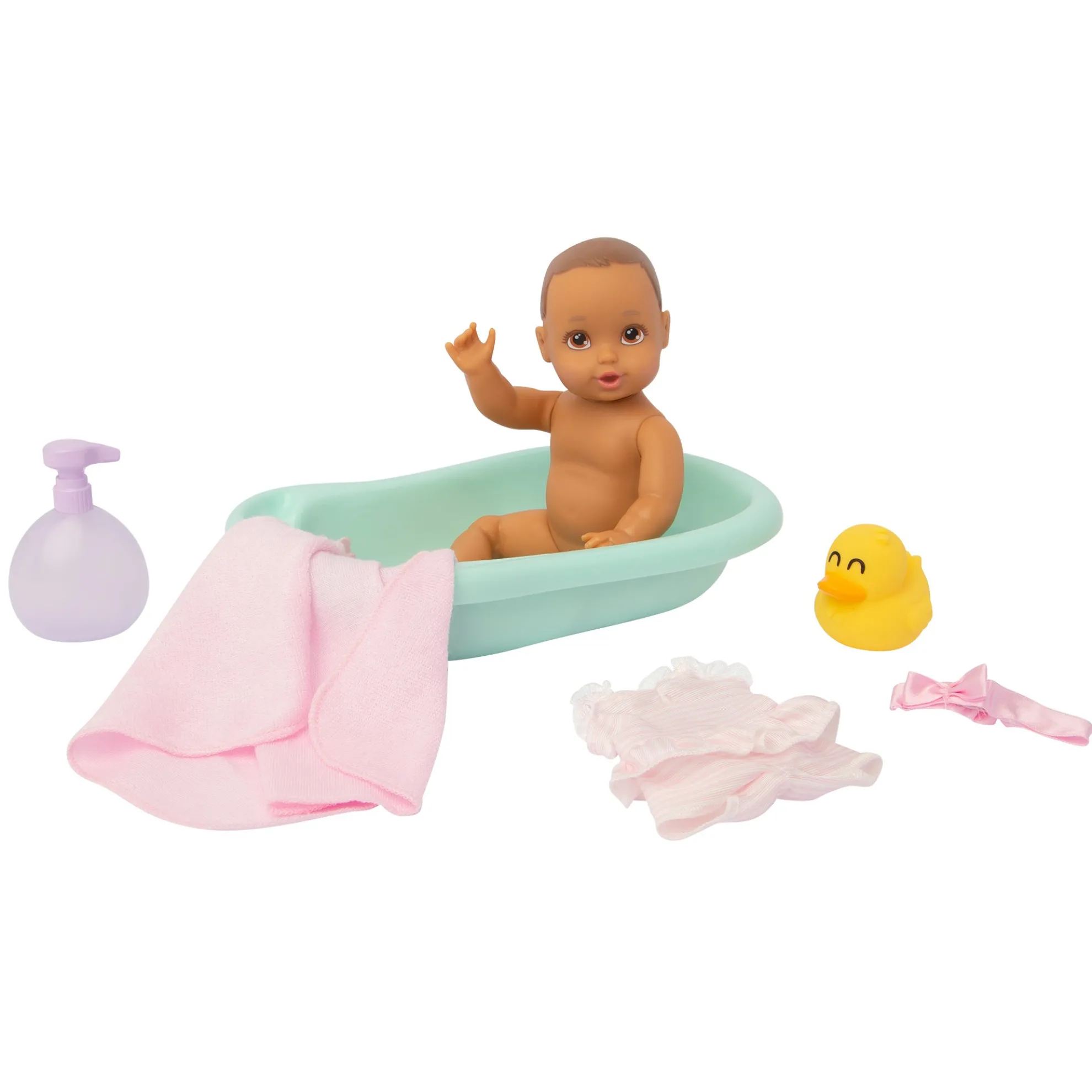My Lil' Baby Bath Time Playset With Waterproof 8-Inch Doll