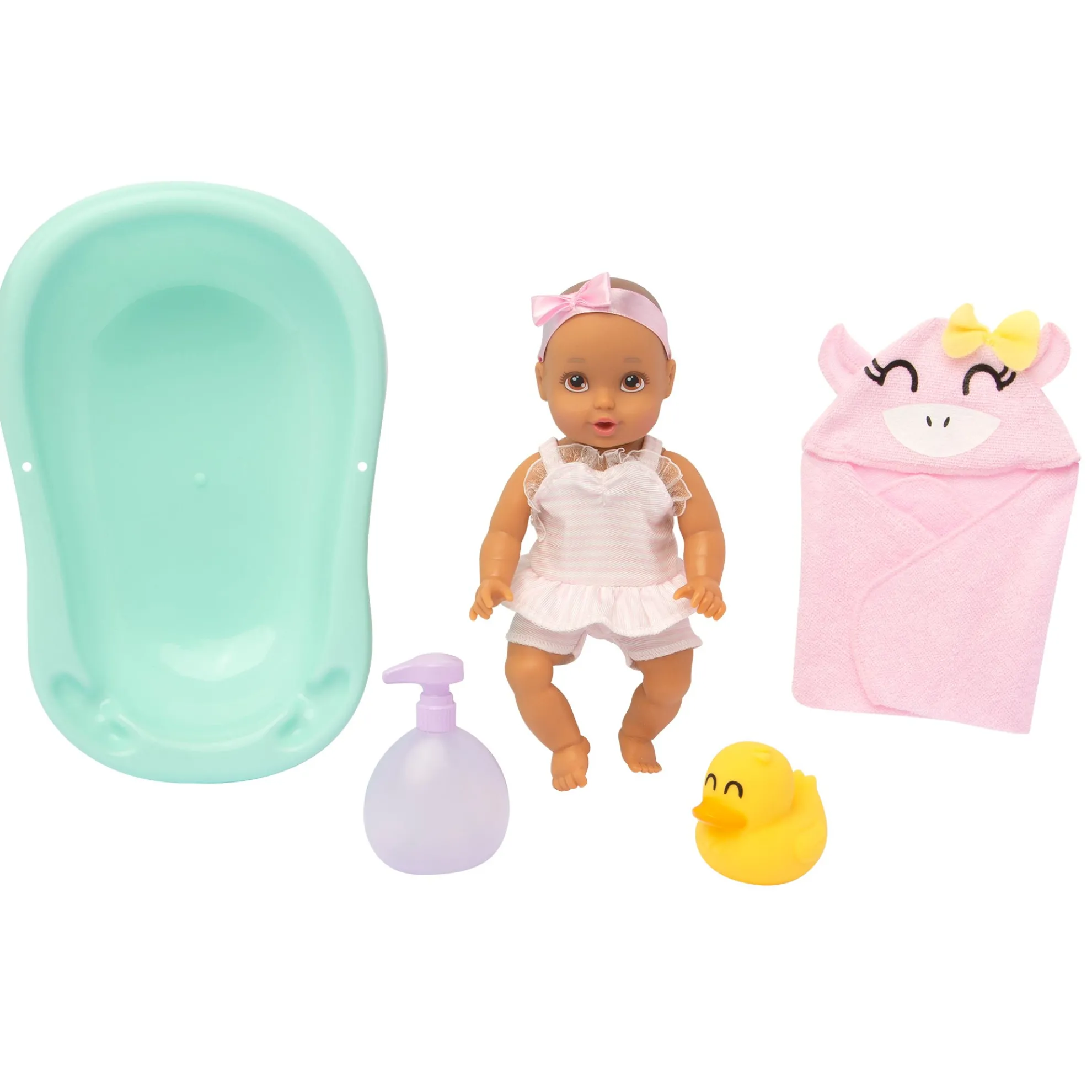 My Lil' Baby Bath Time Playset With Waterproof 8-Inch Doll