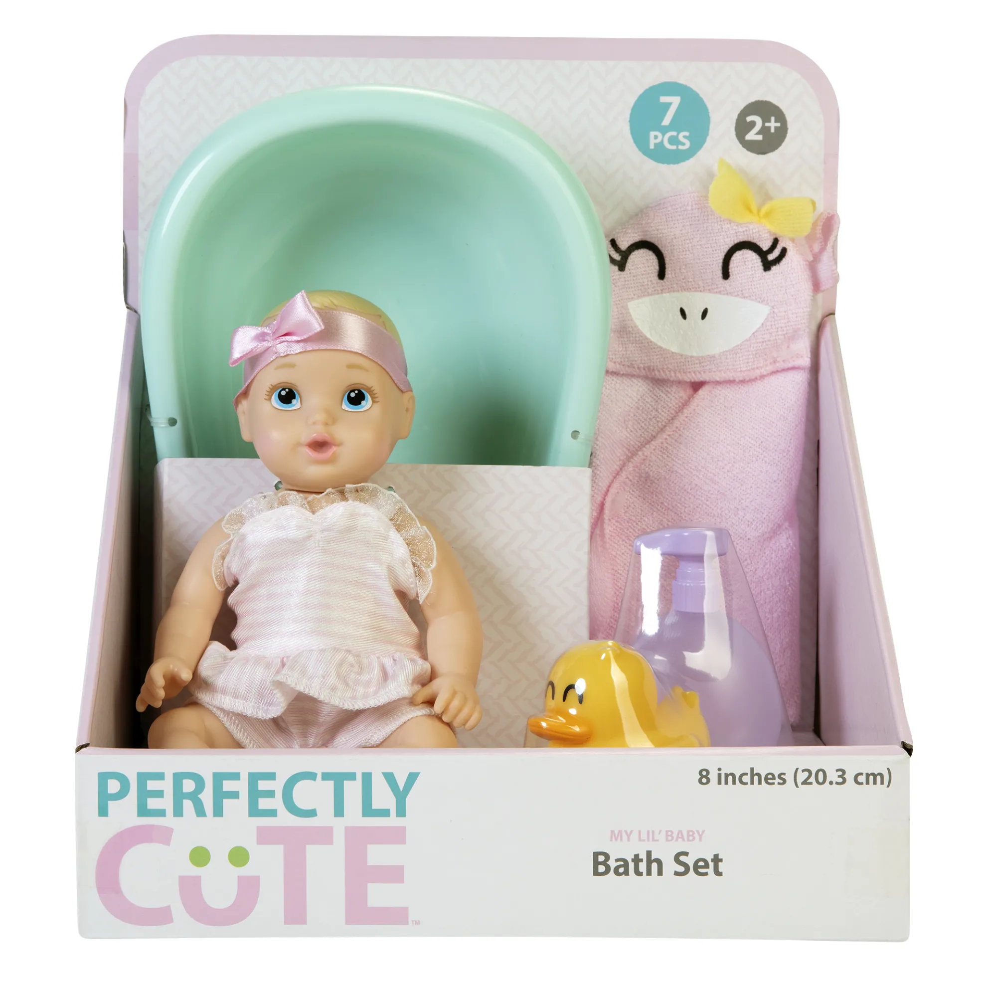 My Lil' Baby Bath Time Playset With 8-Inch Waterproof Doll