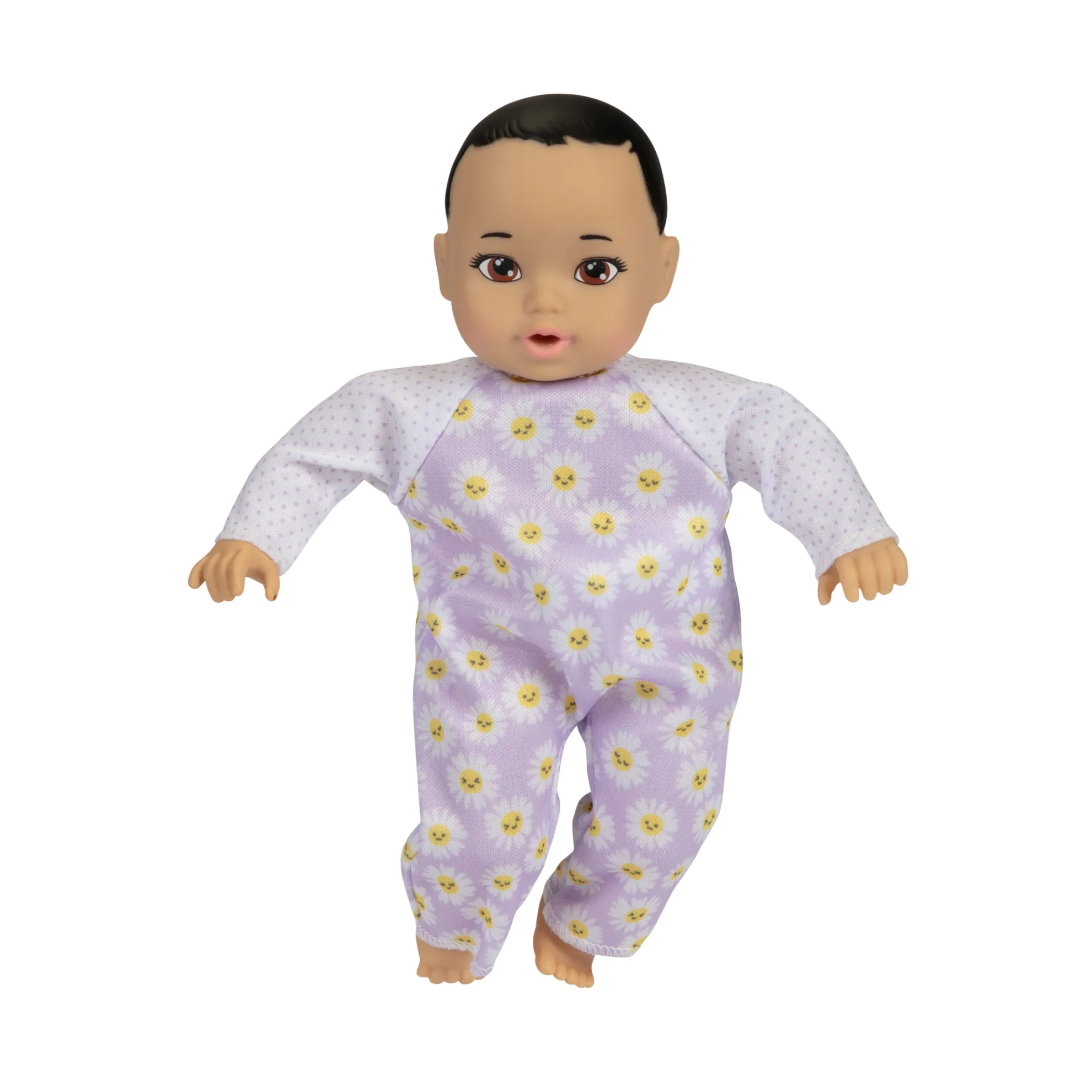 My Lil Baby 8-Inch Doll Black Hair With Brown Eyes (Outfit May Vary)