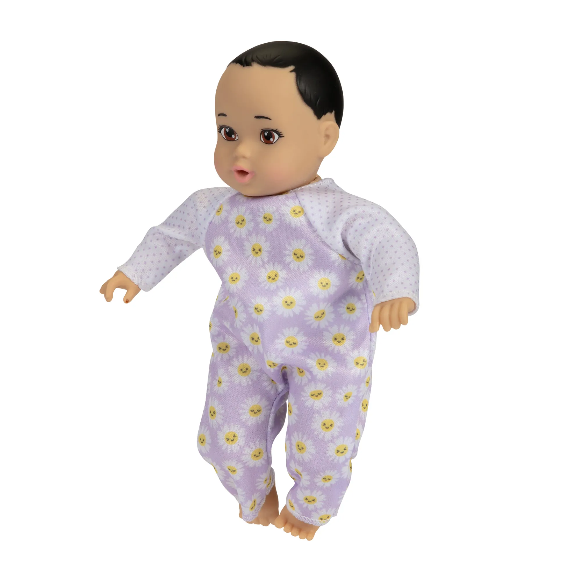 My Lil Baby 8-Inch Doll Black Hair With Brown Eyes (Outfit May Vary)