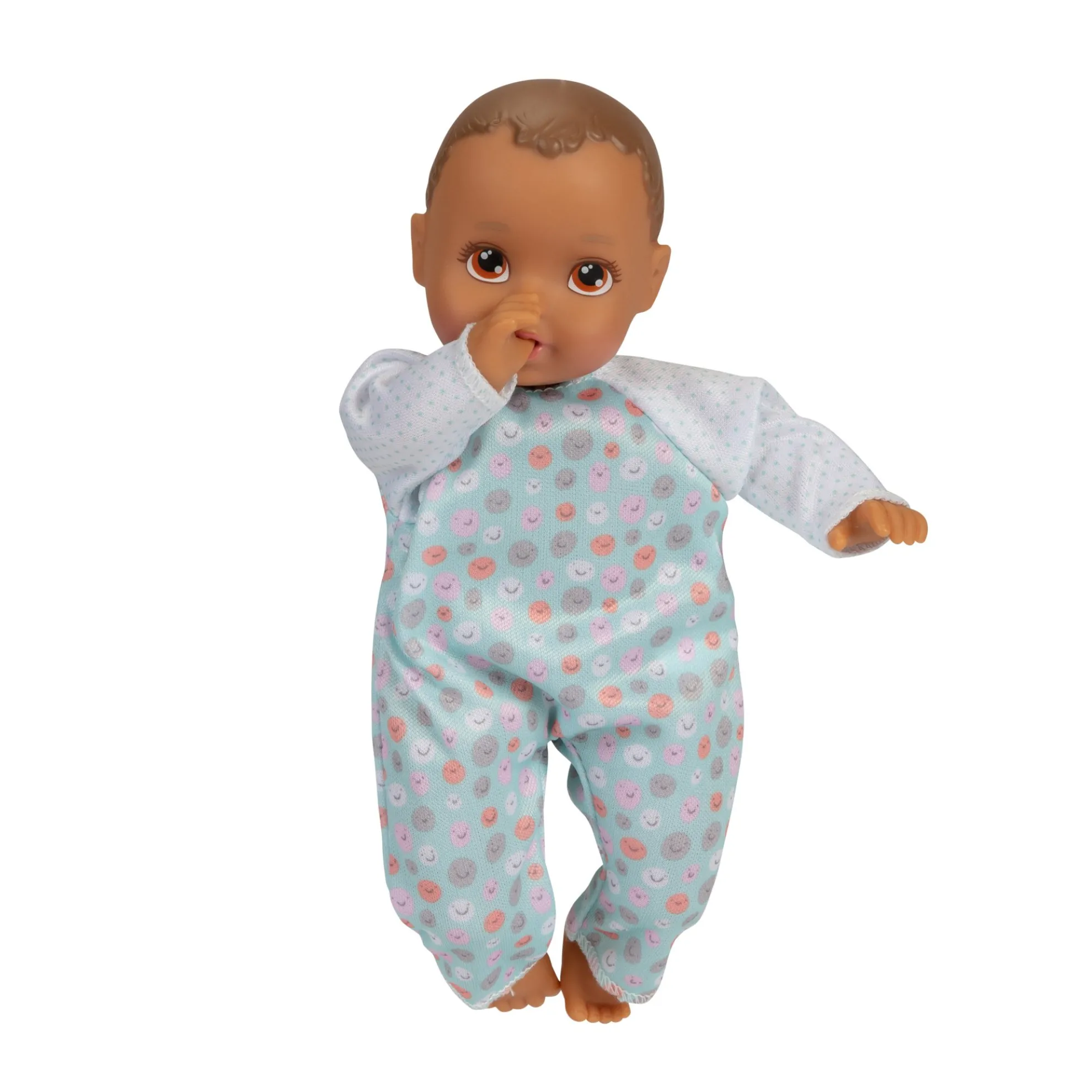 My Lil Baby 8-Inch Doll Brunette With Brown Eyes (Outfit May Vary)