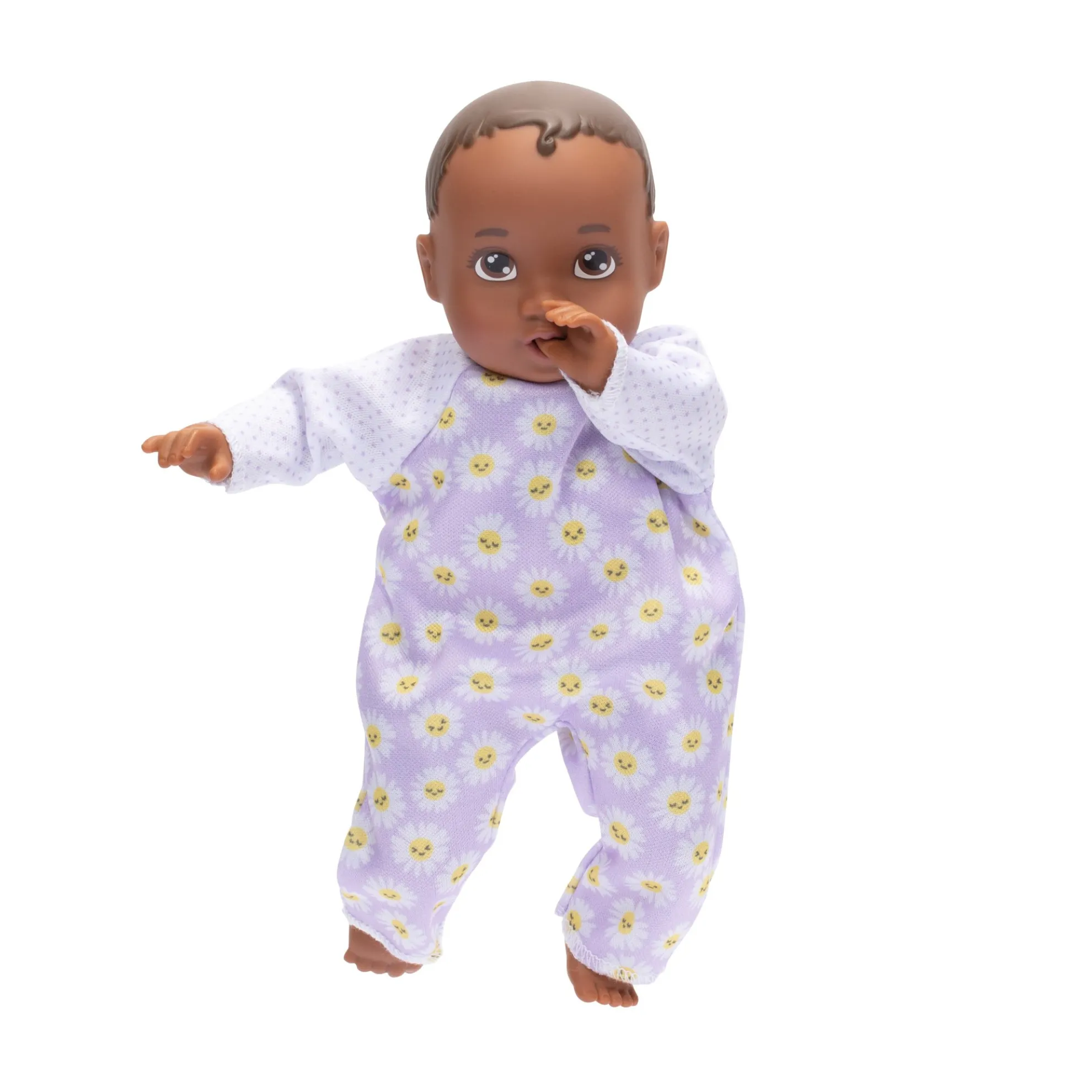 My Lil Baby 8-Inch Doll Dark Brunette With Brown Eyes (Outfit May Vary)