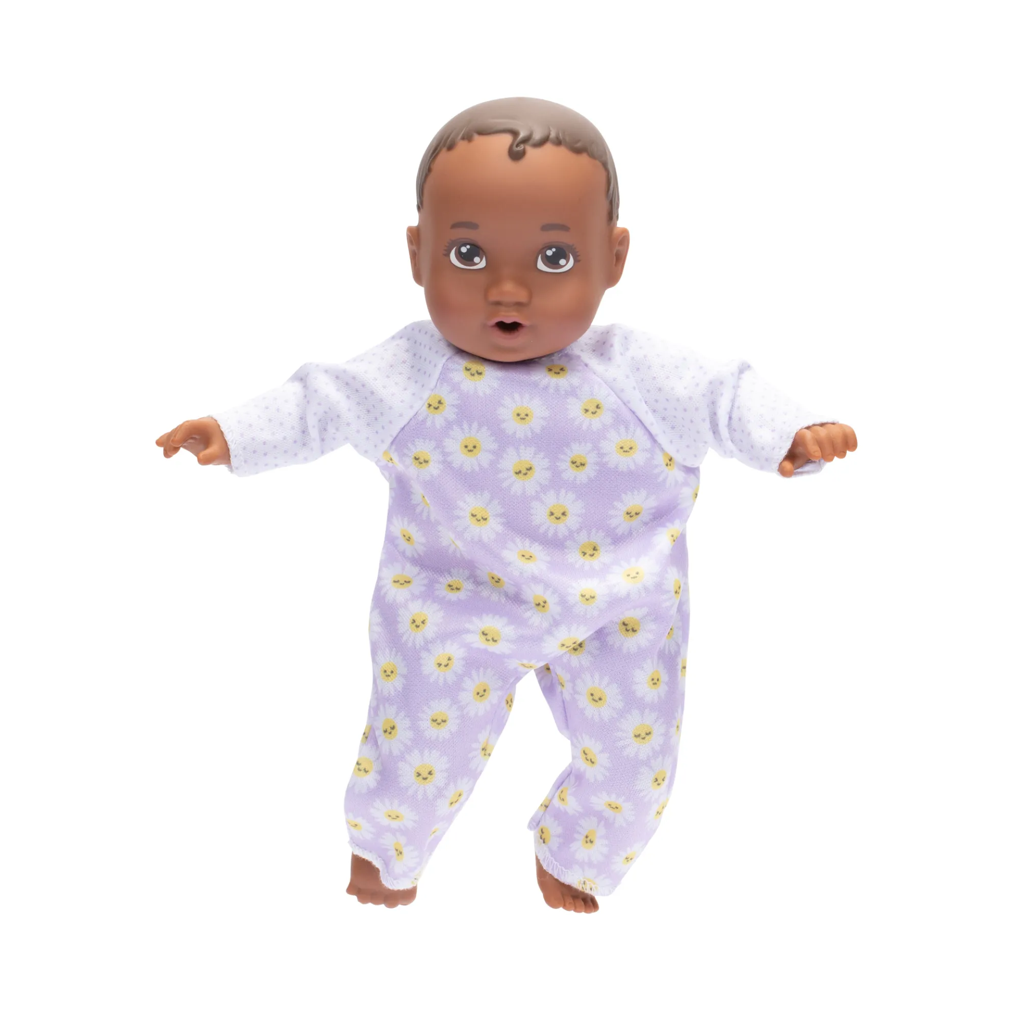 My Lil Baby 8-Inch Doll Dark Brunette With Brown Eyes (Outfit May Vary)