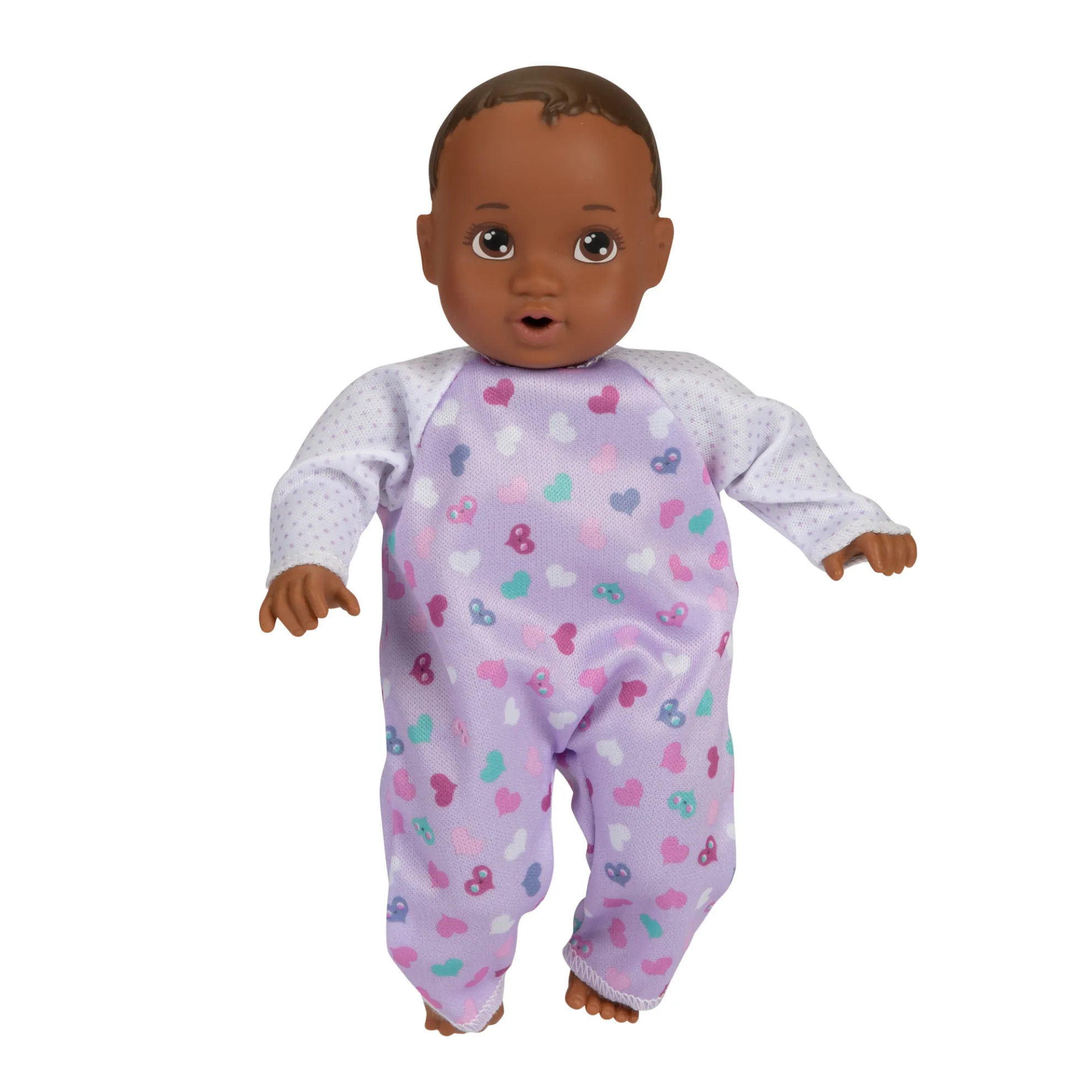 My Lil Baby 8-Inch Doll Dark Brunette With Brown Eyes (Outfit May Vary)