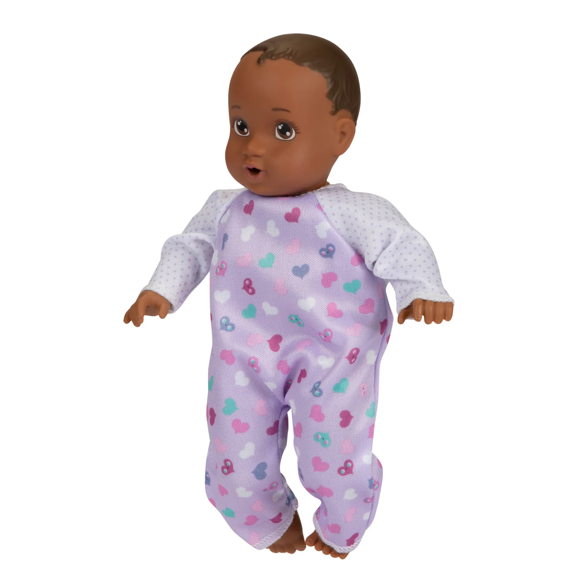 My Lil Baby 8-Inch Doll Dark Brunette With Brown Eyes (Outfit May Vary)