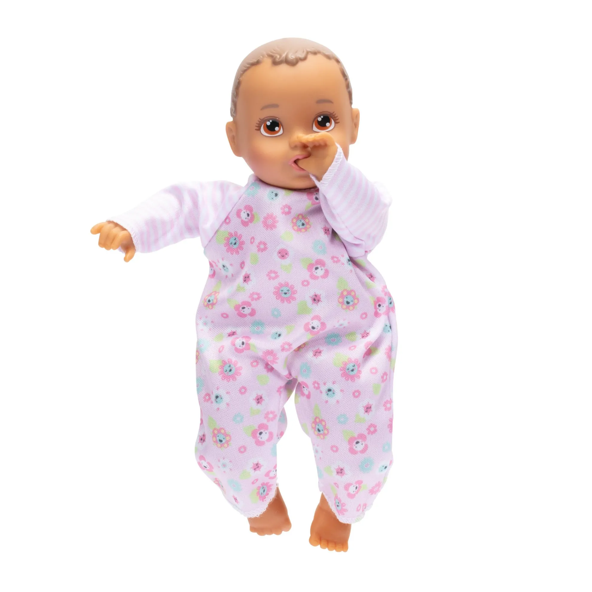 My Lil Baby 8-Inch Doll Brunette With Brown Eyes (Outfit May Vary)