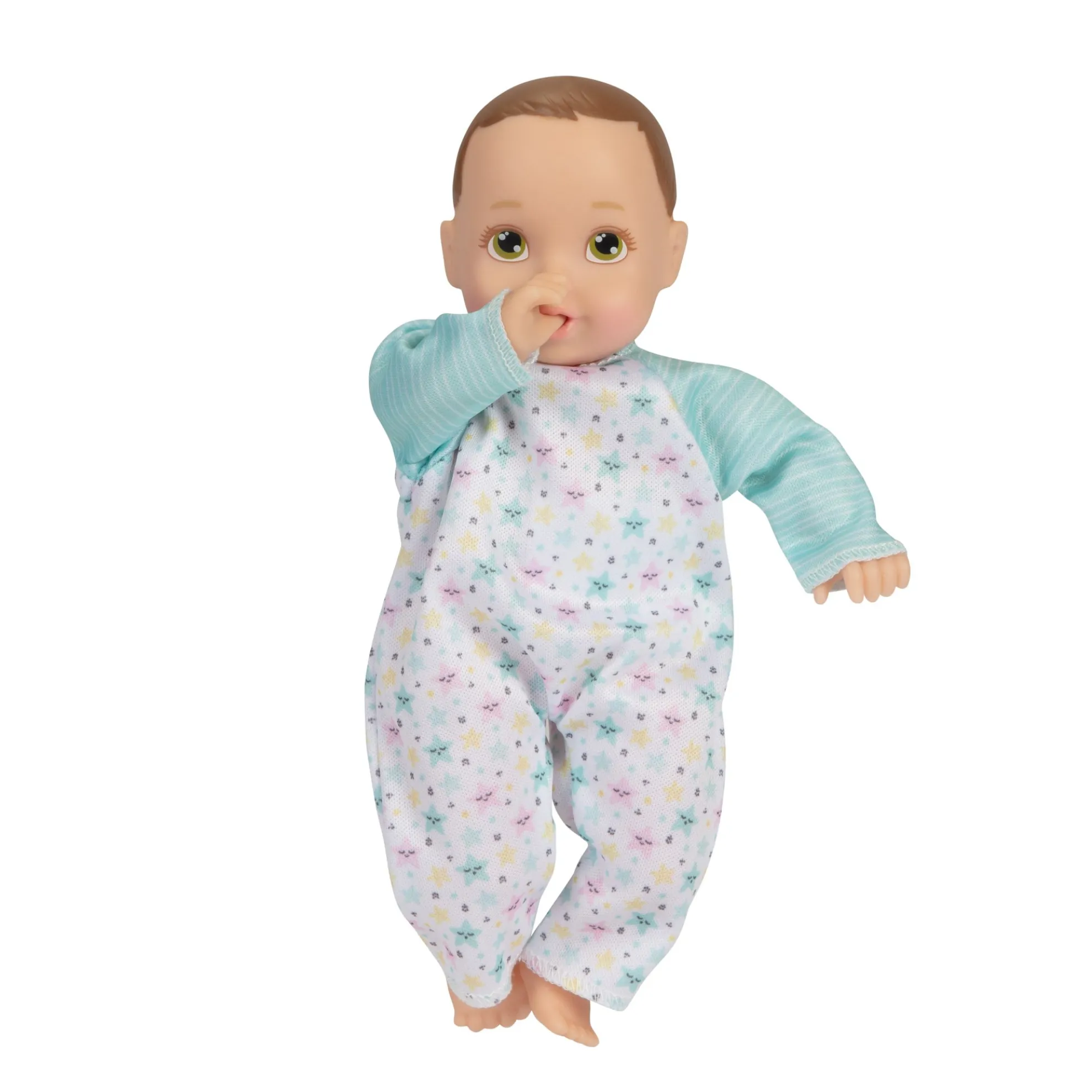 My Lil Baby 8-Inch Doll Brunette With Green Eyes (Outfit May Vary)