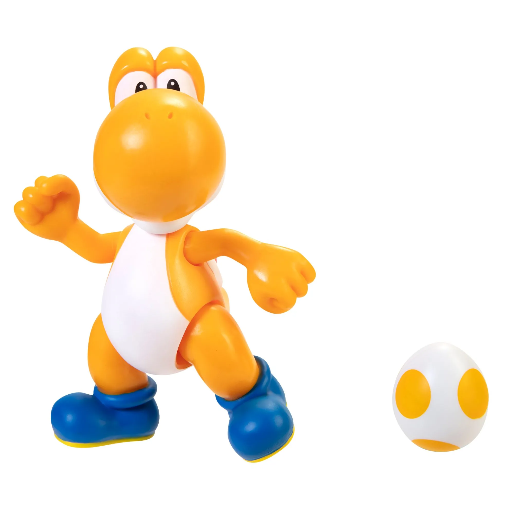 Orange Yoshi With Egg 4-Inch Articulated Figure
