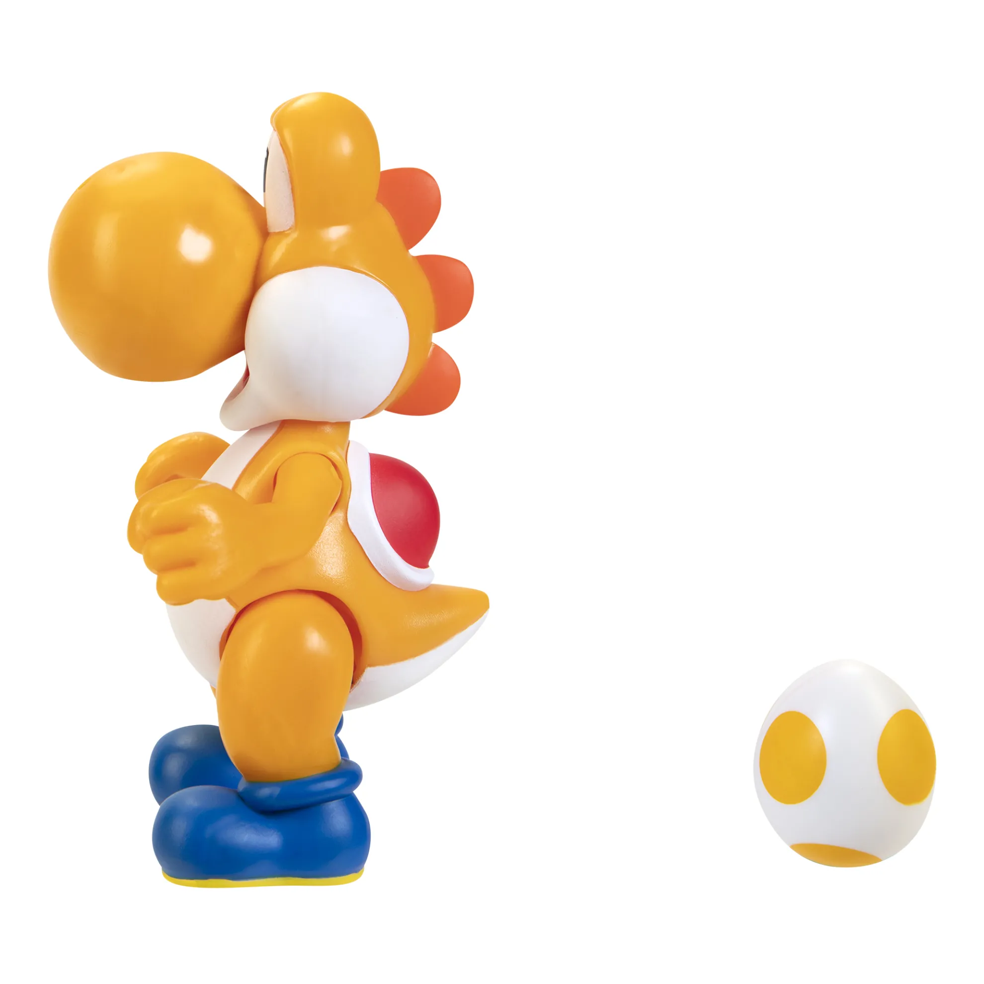 Orange Yoshi With Egg 4-Inch Articulated Figure