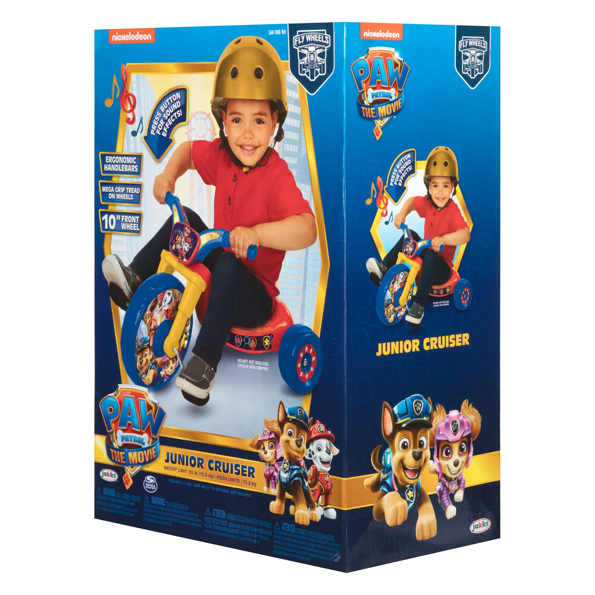 Paw Patrol 10-Inch Fly Wheels With Sounds