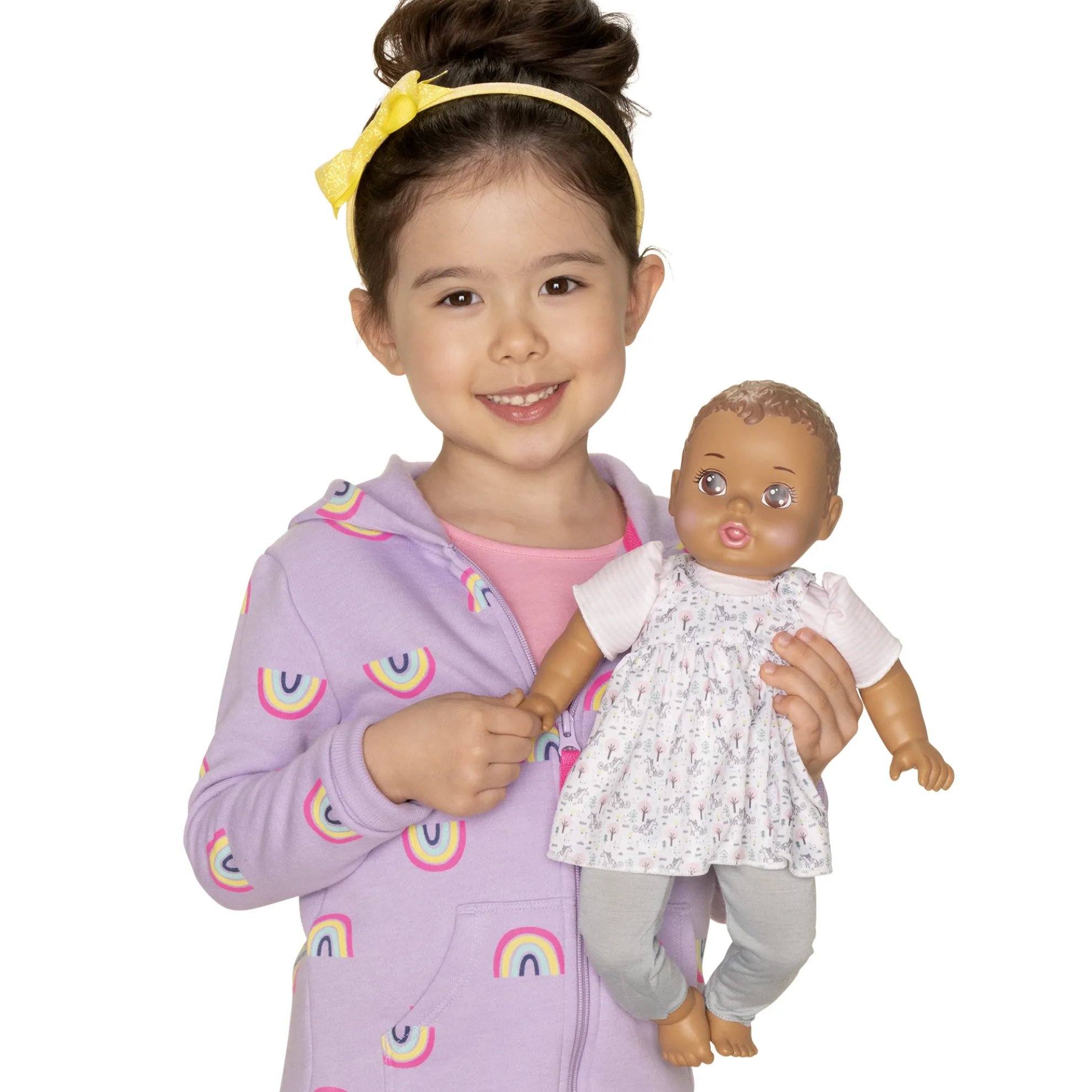 3-Piece Unicorn & Rainbow Outfit