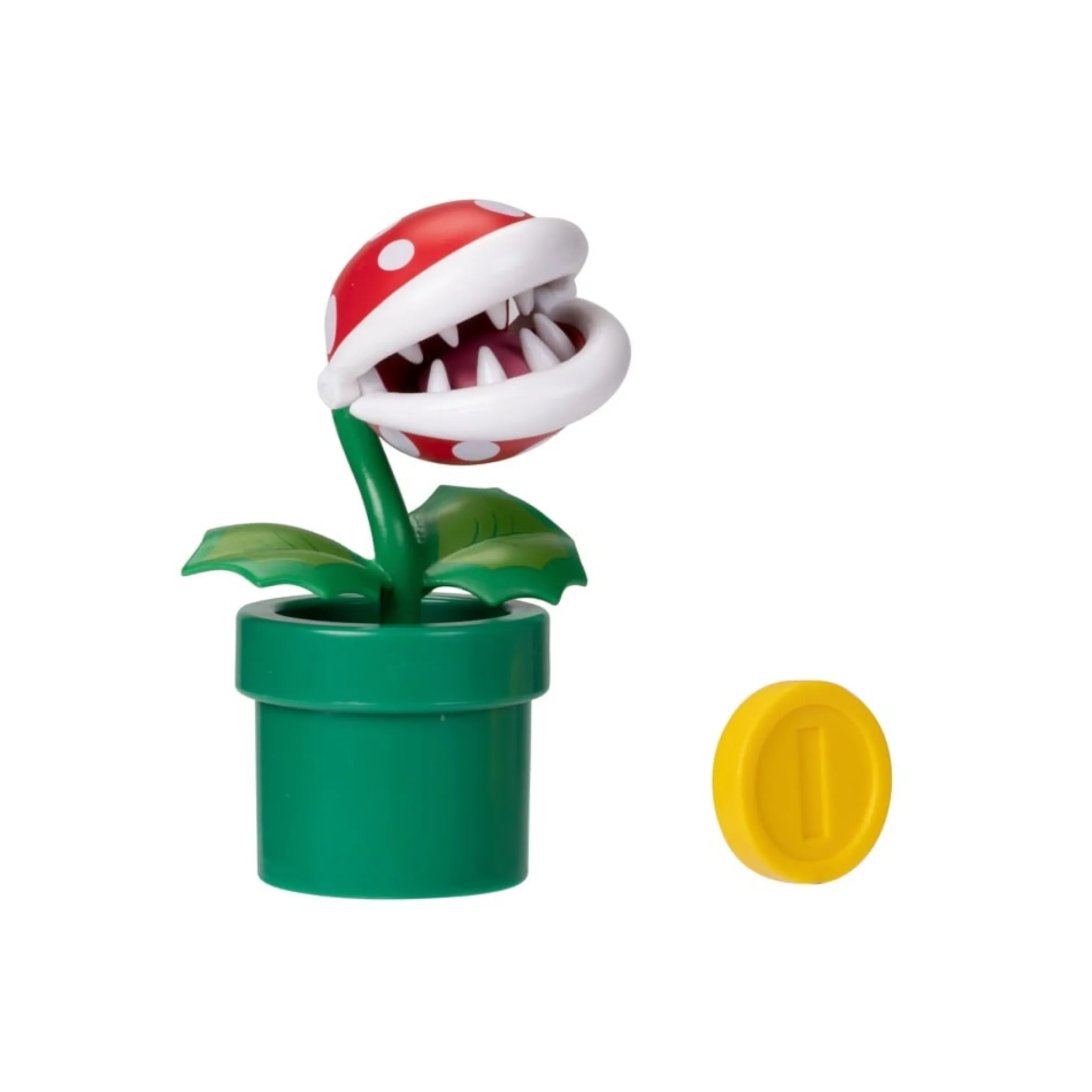 Piranha Plant With Coin 4-Inch Articulated Figure