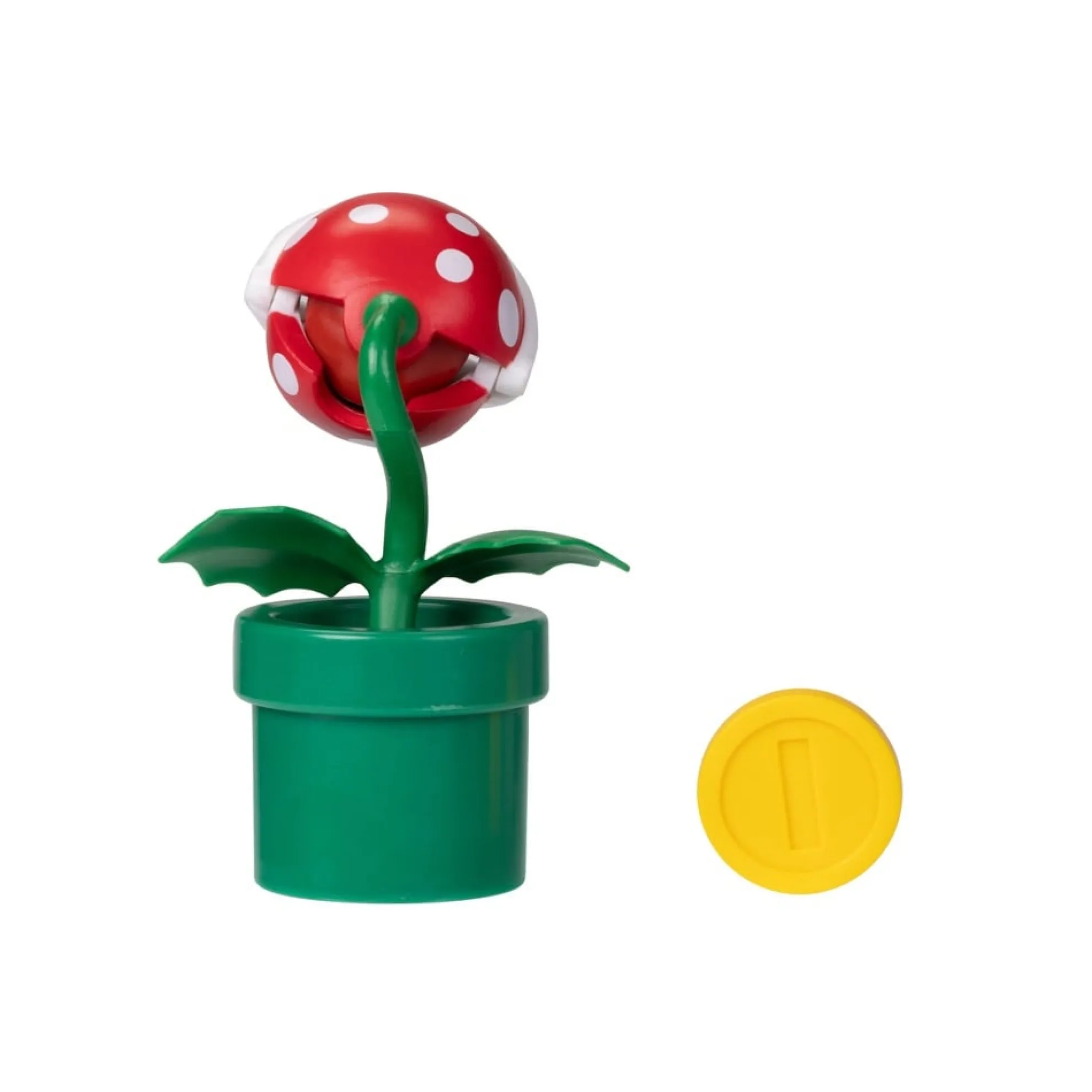 Piranha Plant With Coin 4-Inch Articulated Figure