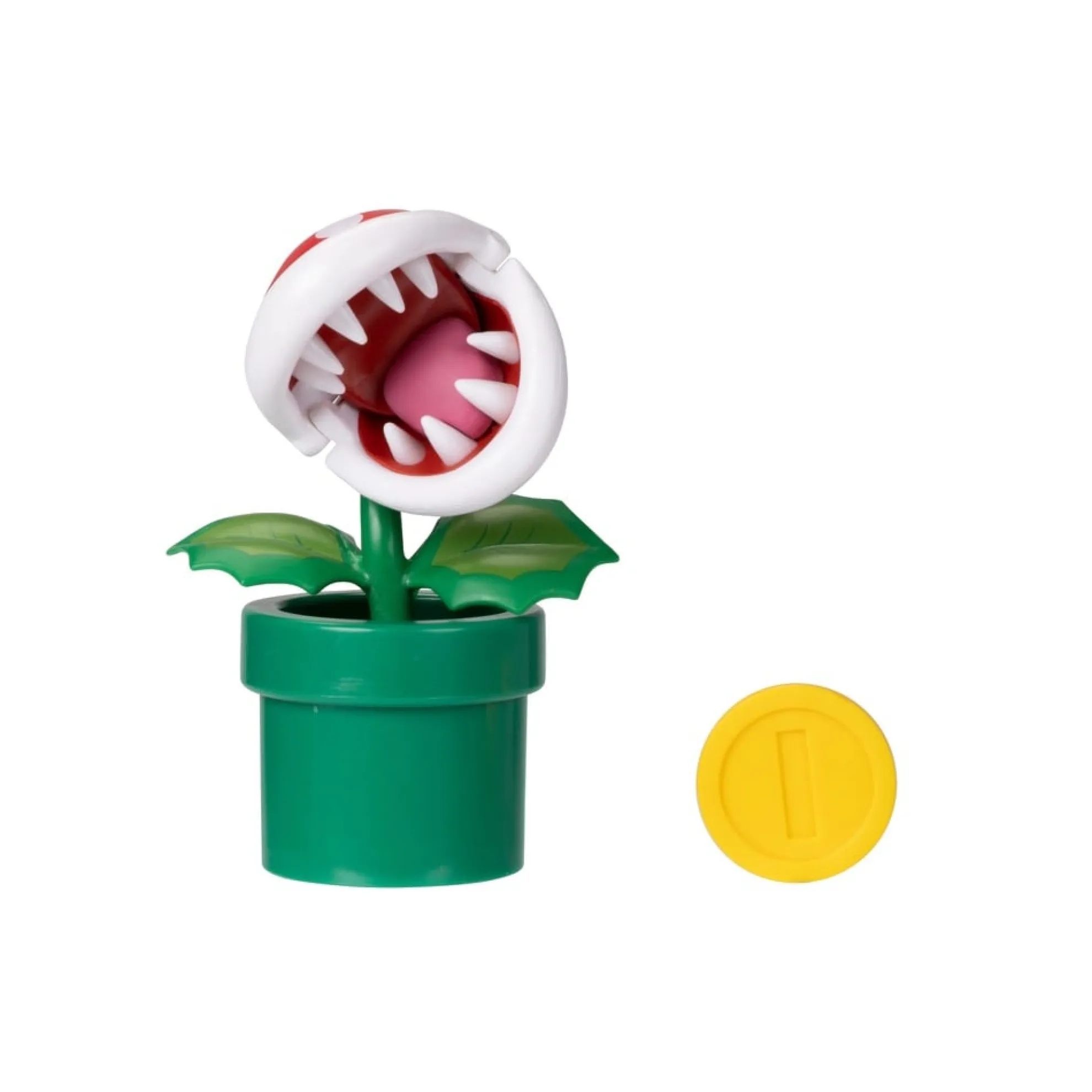 Piranha Plant With Coin 4-Inch Articulated Figure