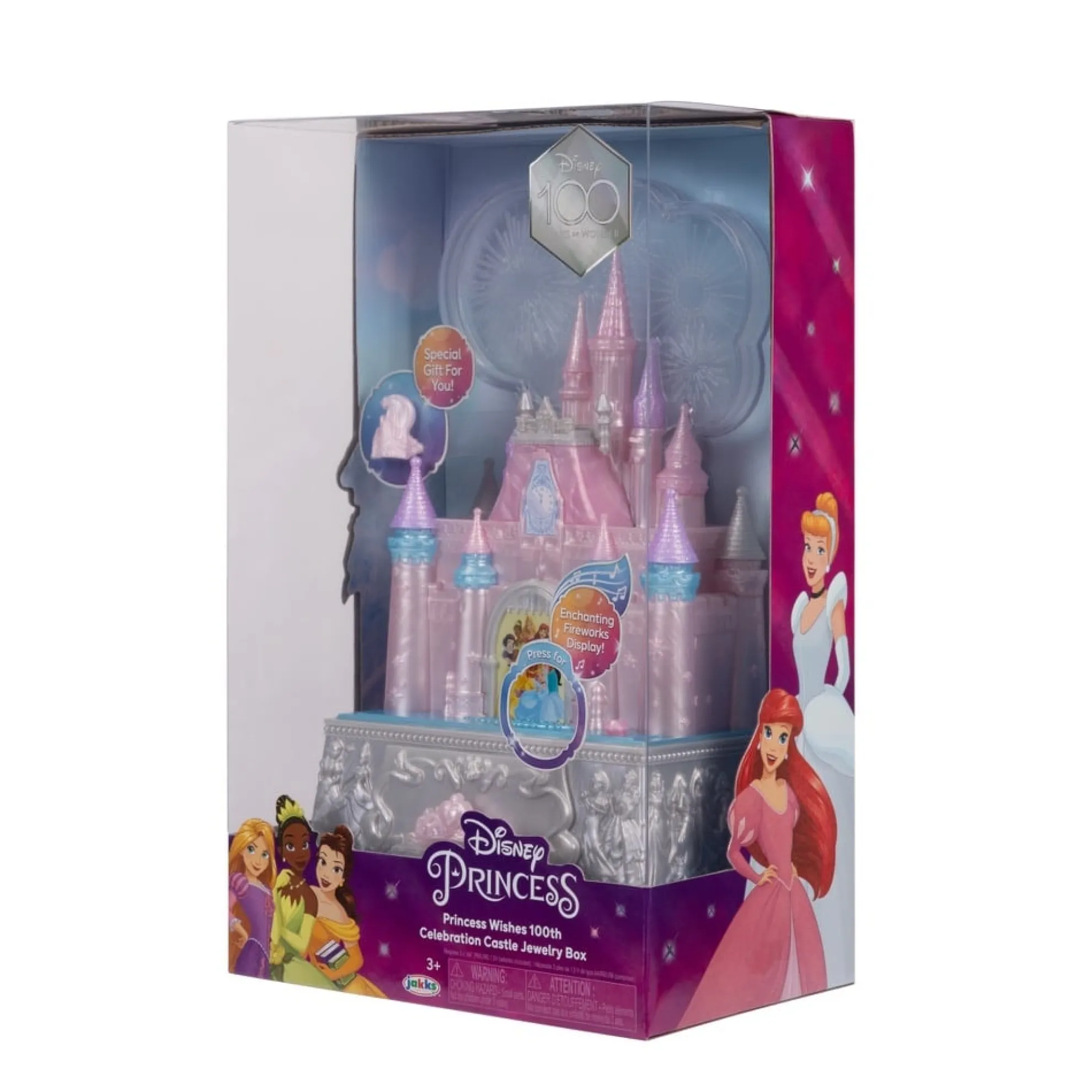 Princess Wishes 100Th Celebration Castle Jewelry Box