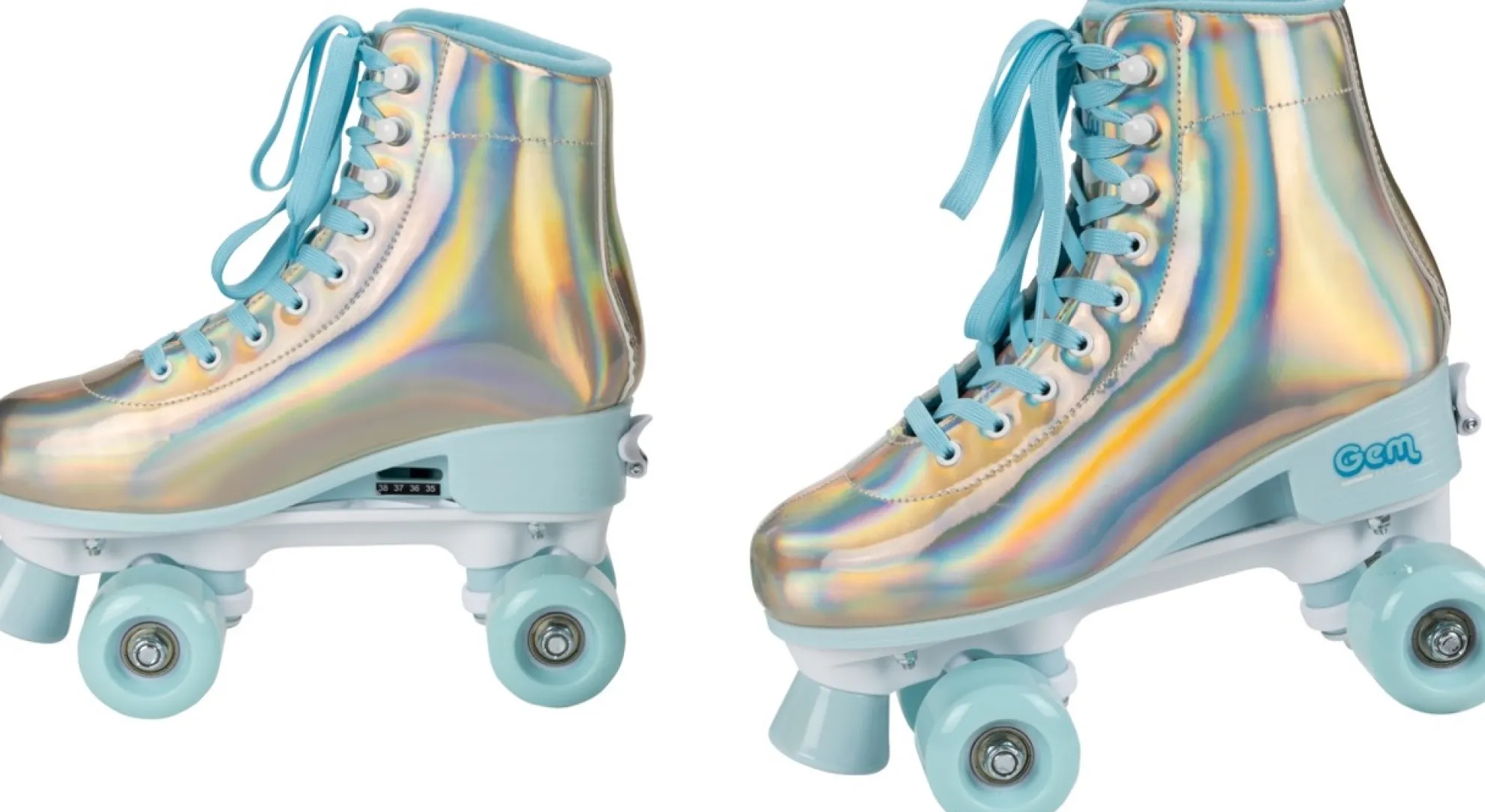 Quad Skates Holo Blue