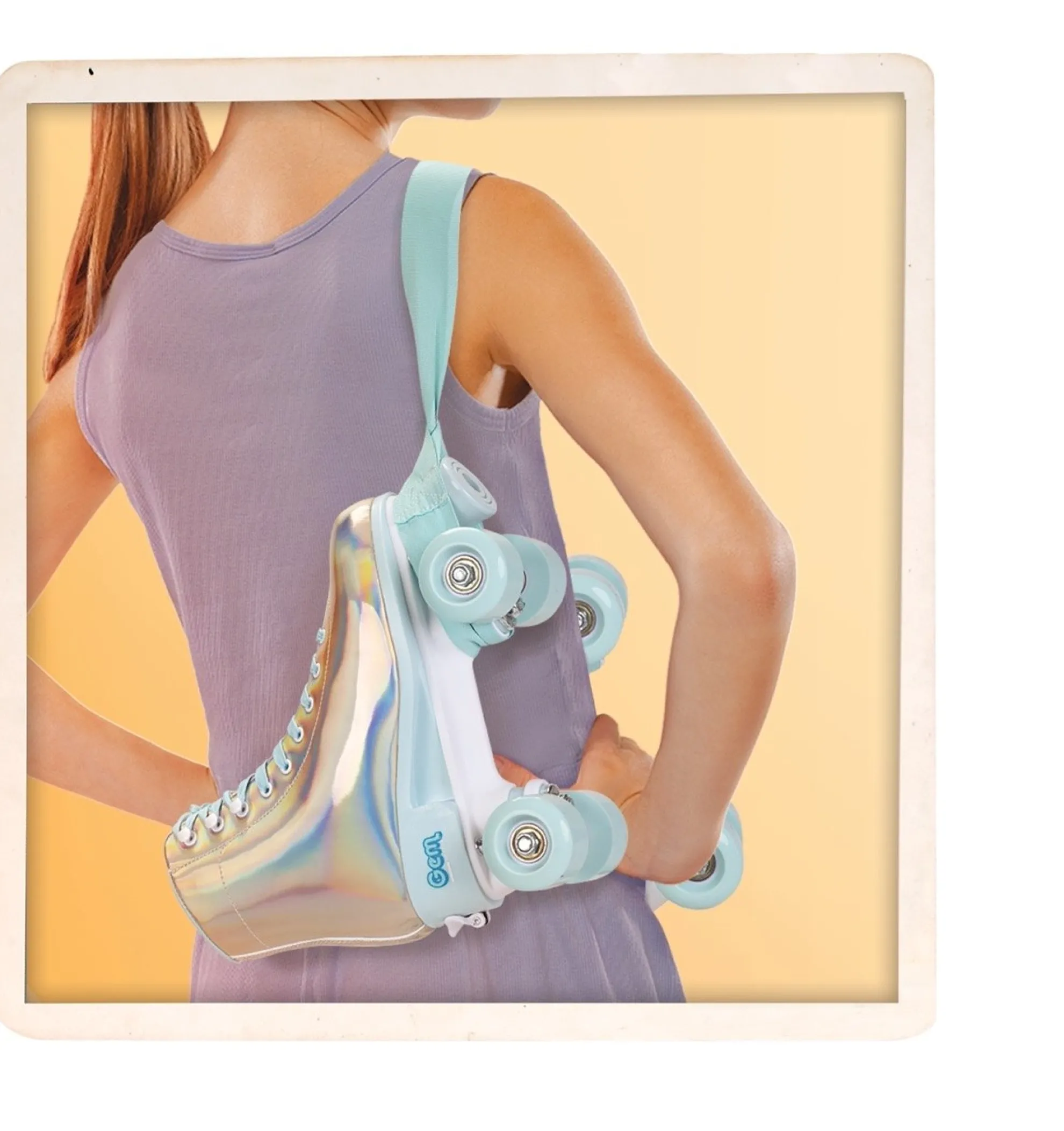 Quad Skates Holo Blue