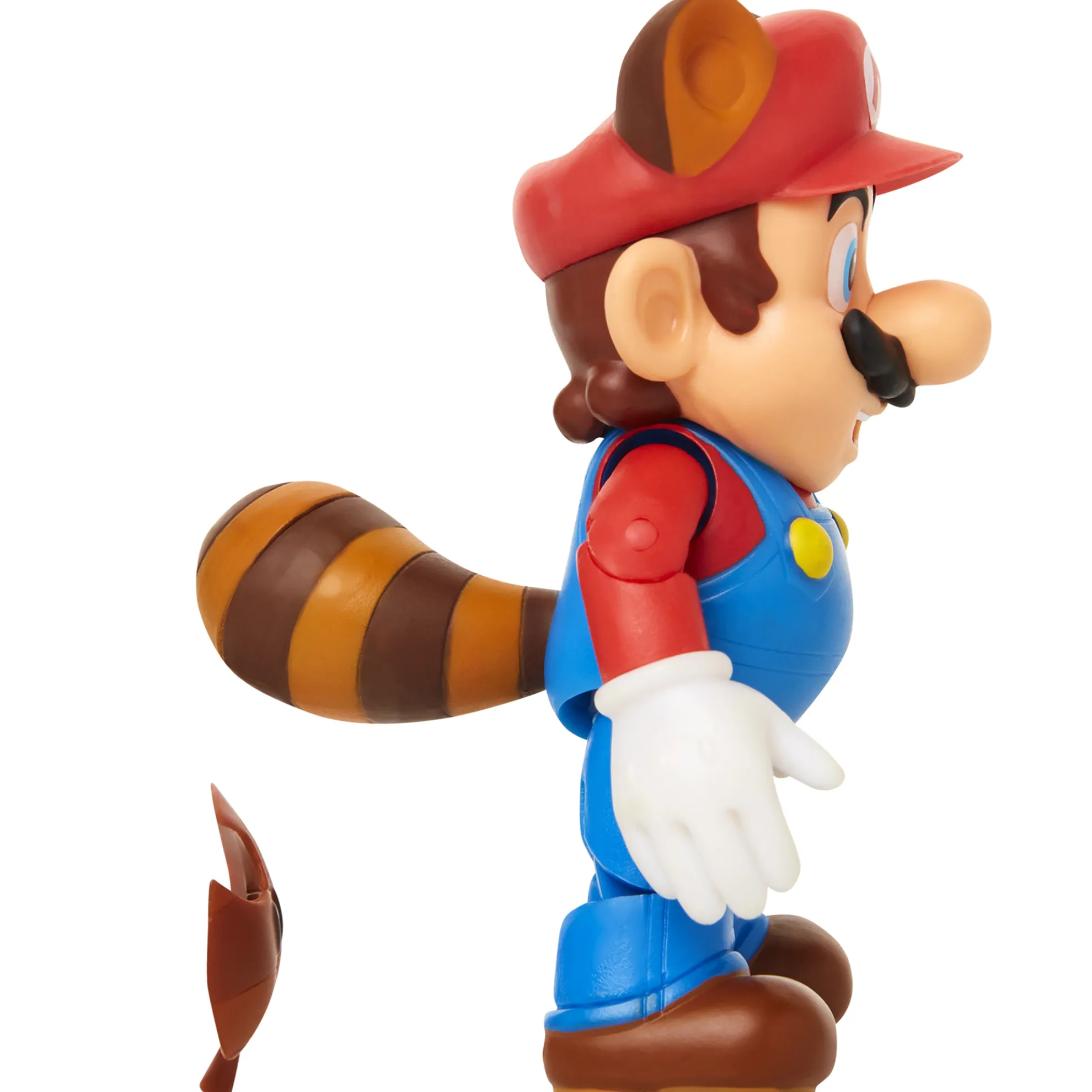 Raccoon Mario With Super Leaf 4-Inch Articulated Figure
