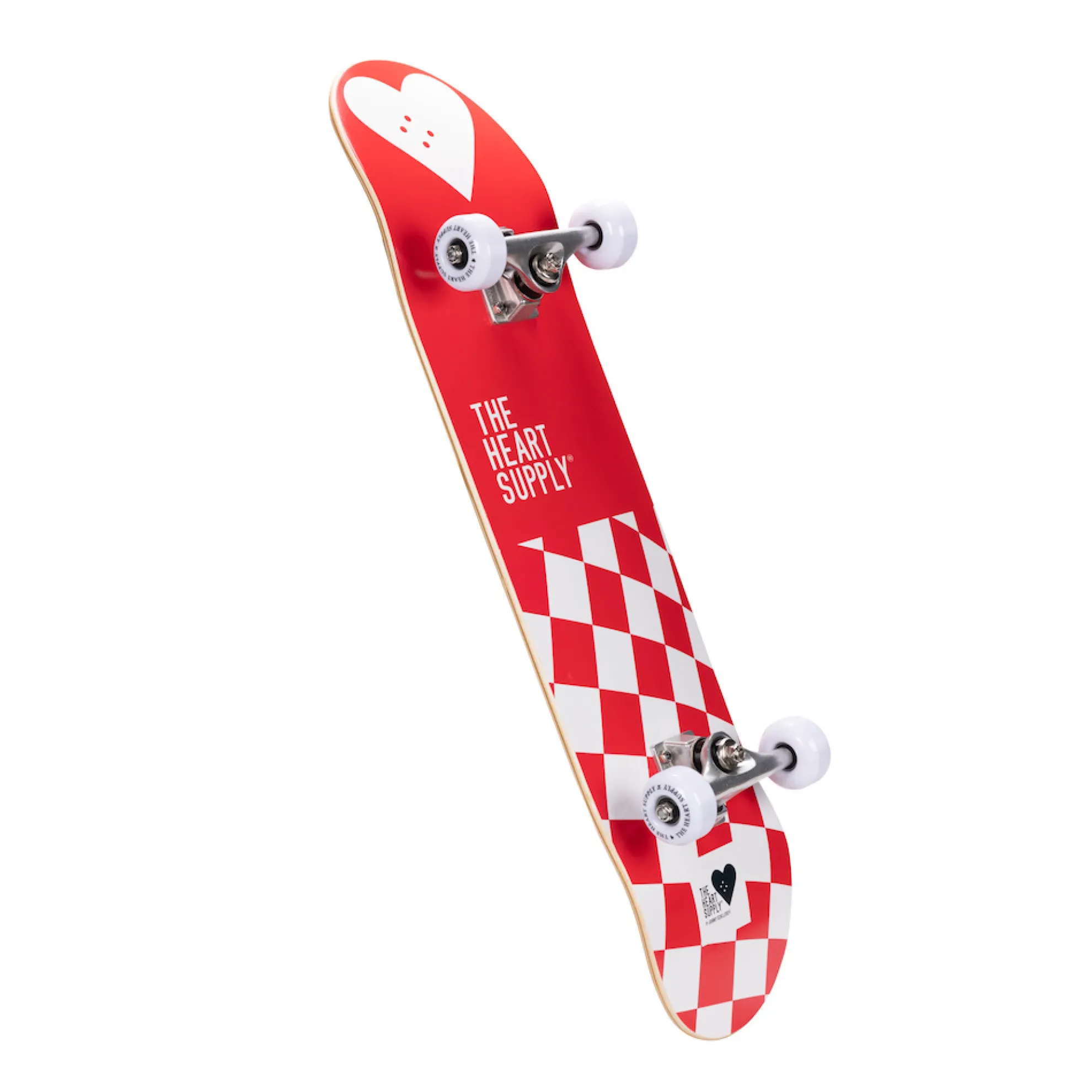 Red + White Checkerboard Complete Board