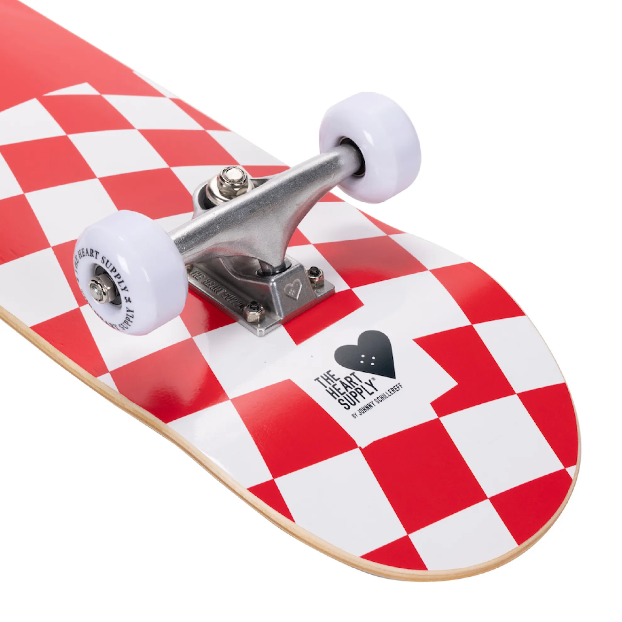 Red + White Checkerboard Complete Board