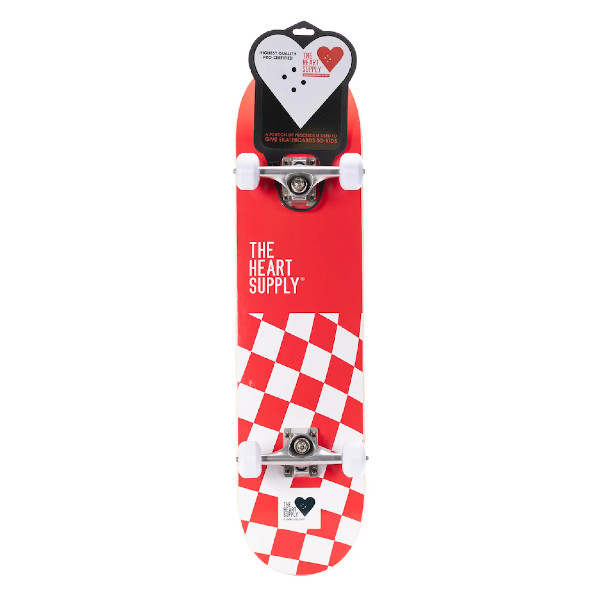 Red + White Checkerboard Complete Board