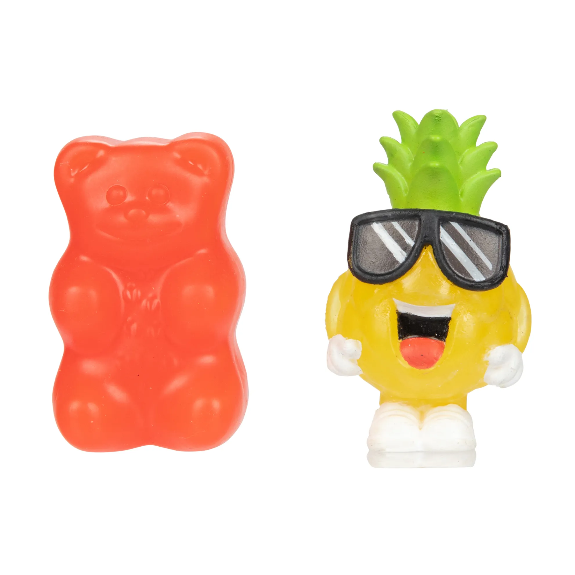 Red Gummi Bear & Pineapple Figure 2 Packs